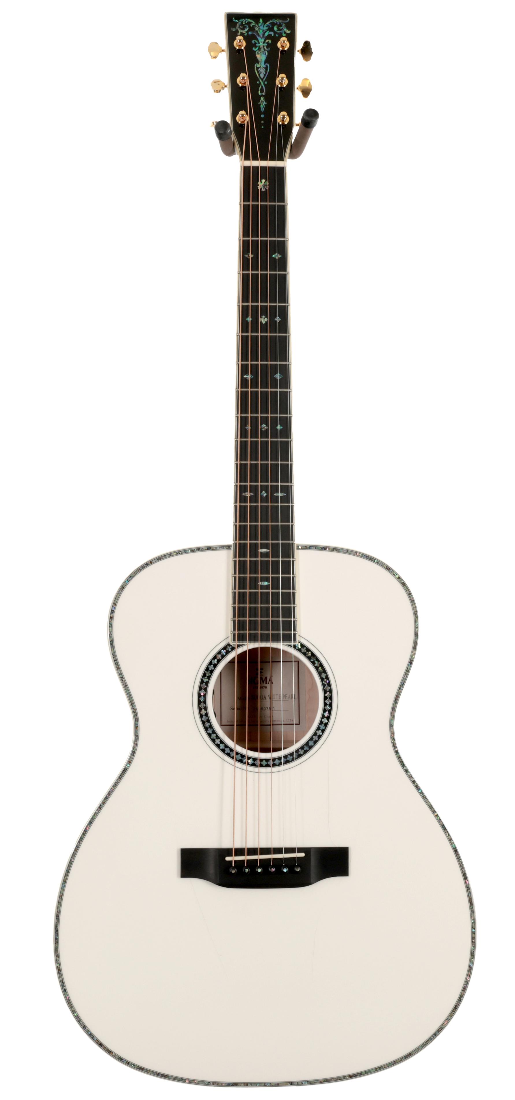 B Stock : Sigma S000A White Pearl - Solid flamed maple back and sides - LR Baggs EAS-VTC 004 - B-SIG-GTR-S-0004-3.jpg