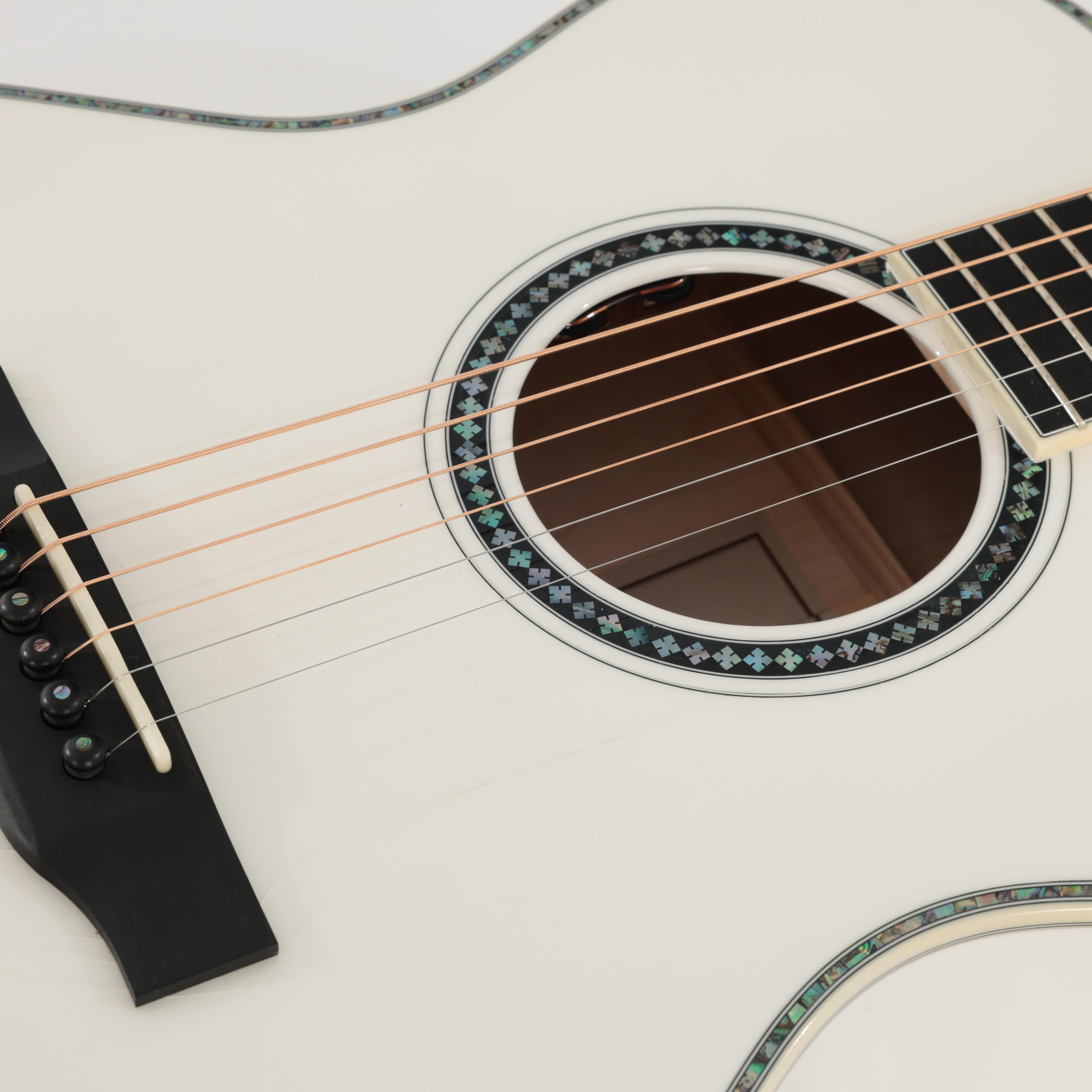 B Stock : Sigma S000A White Pearl - Solid flamed maple back and sides - LR Baggs EAS-VTC 004 - B-SIG-GTR-S-0004-14.jpg