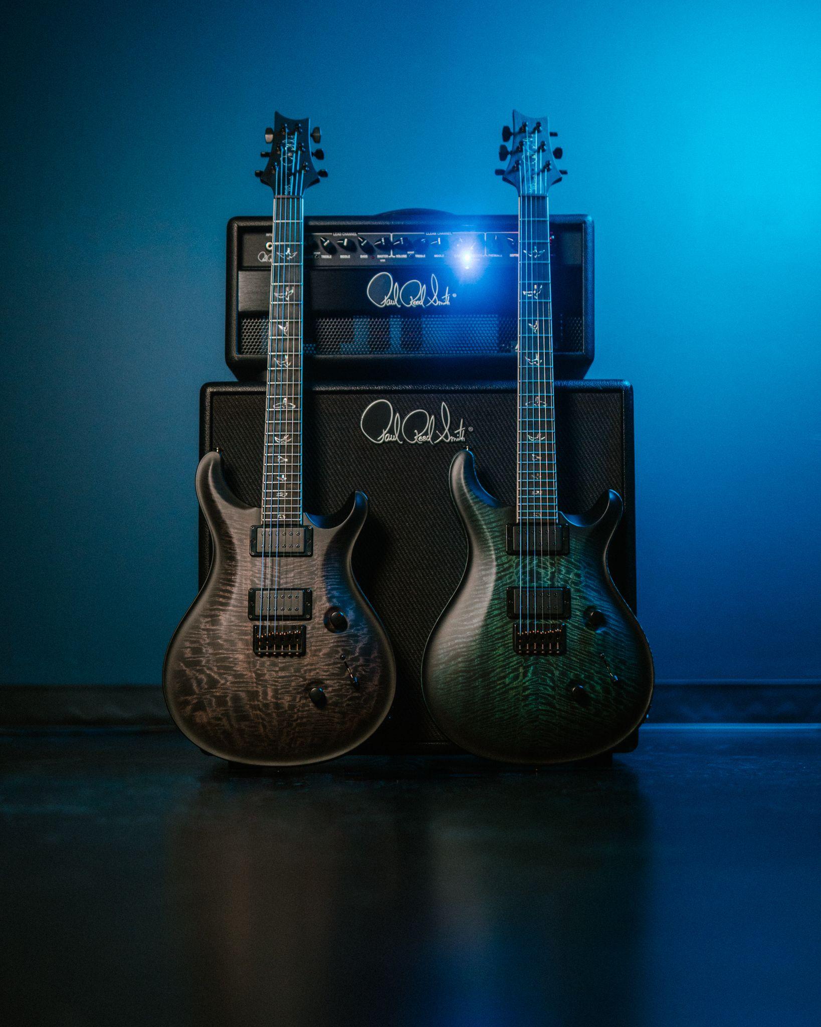 PRS USA Mark Holcomb Signature Electric Guitar in Holcomb Wraparound Blue Burst - Mark Holcomb-1.jpg