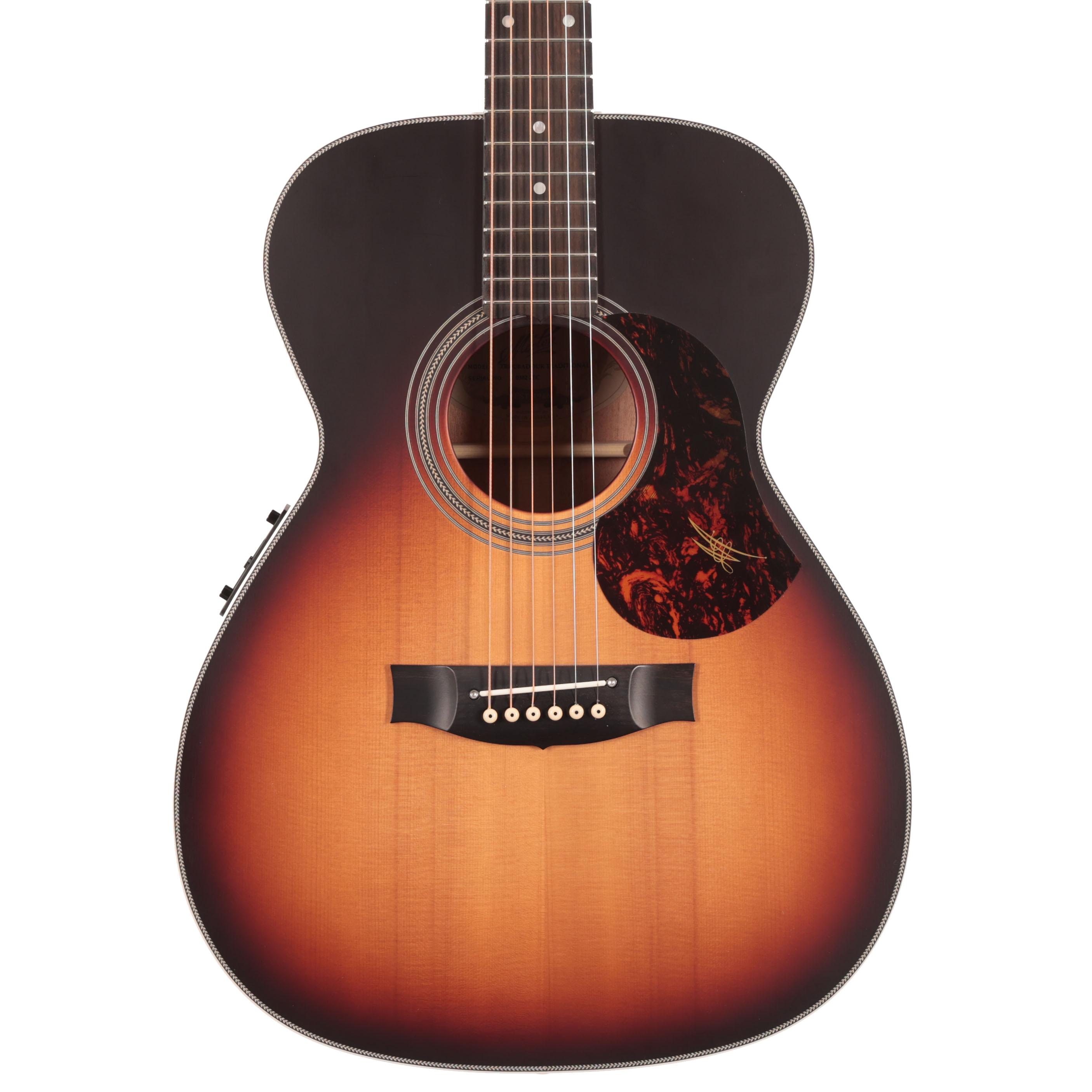 Second Hand Maton Troubador Traditional Acoustic In Sunburst 886 - SH-114-1886 (2).jpg
