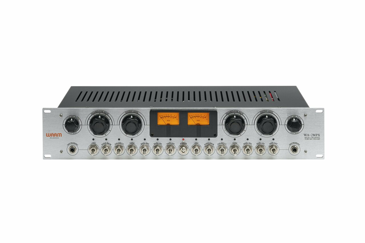 WARM AUDIO WA-2MPX tube preamp 真空管プリアンプ Warm Audio WA-2MPX Stereo Microphone Pre-Amp - Andertons Music Co.