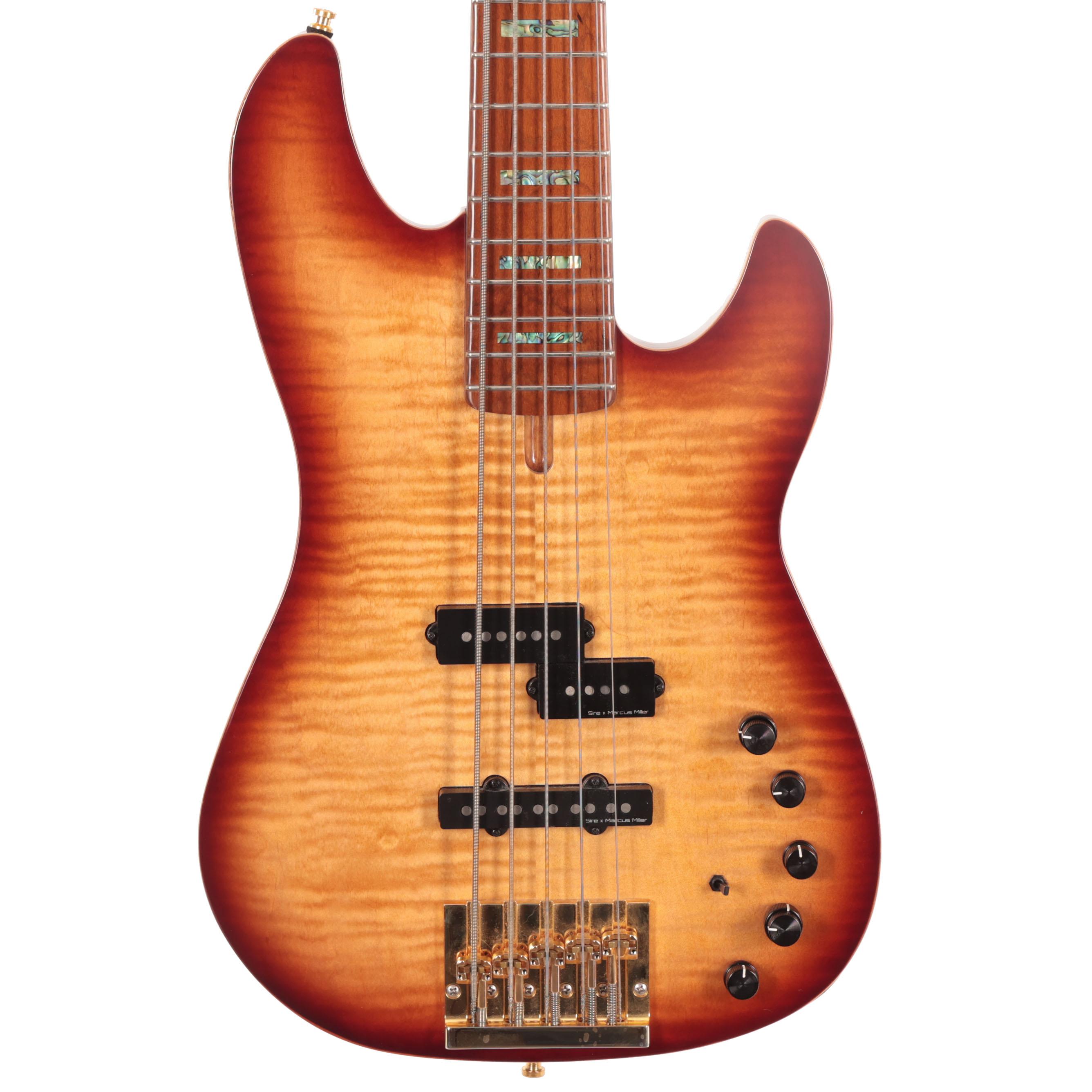 Second Hand Sire P10X 5-String Bass Guitar in Sunburst 855 - SH-122-0855 (2).jpg