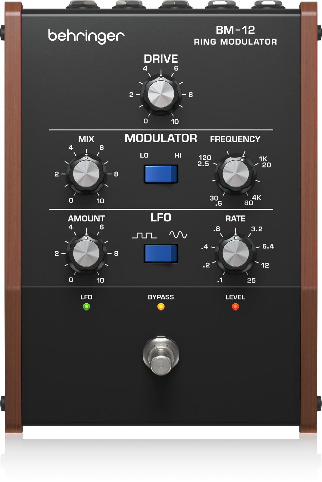Behringer BM-12 Ring Modulator Pedal - Image_BE_0709-ALN_BM-12-RING-MODULATOR_Media-Top .jpg