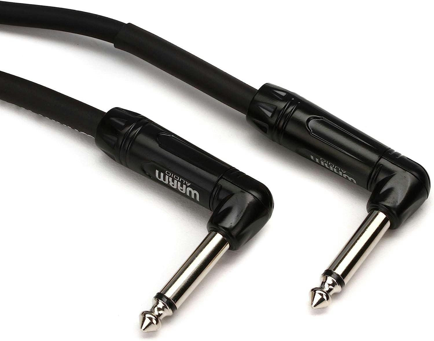 Warm Audio Pro Series Both Ends RightAngle Instrument Cable 1ft / 0.3m - PRO-TS-2RT-1-Warm_Audio_Premier_Series_Studio_and_Live_XLR_Cable_feet_inch_15.2_meters.jpg