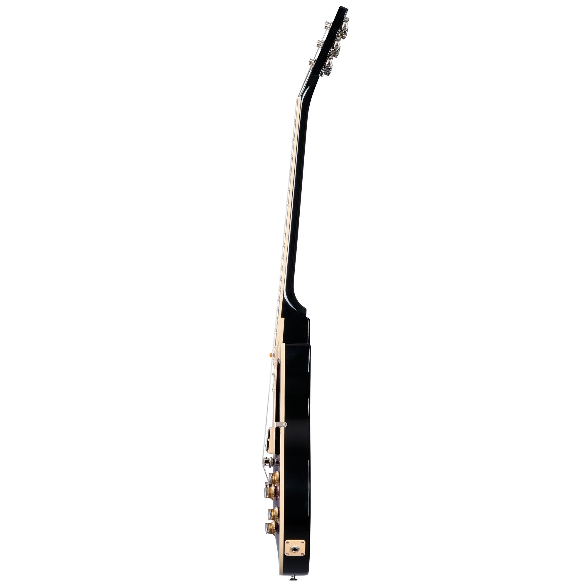 Gibson Les Paul Standard 60s Figured Top in Dark Purple Burst - LPS600PUNH1_side.jpg