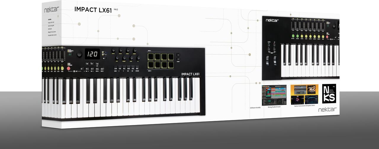 Nektar Impact LX61 MK3 MIDI Keyboard & Controller - LX61MK3_5.jpg