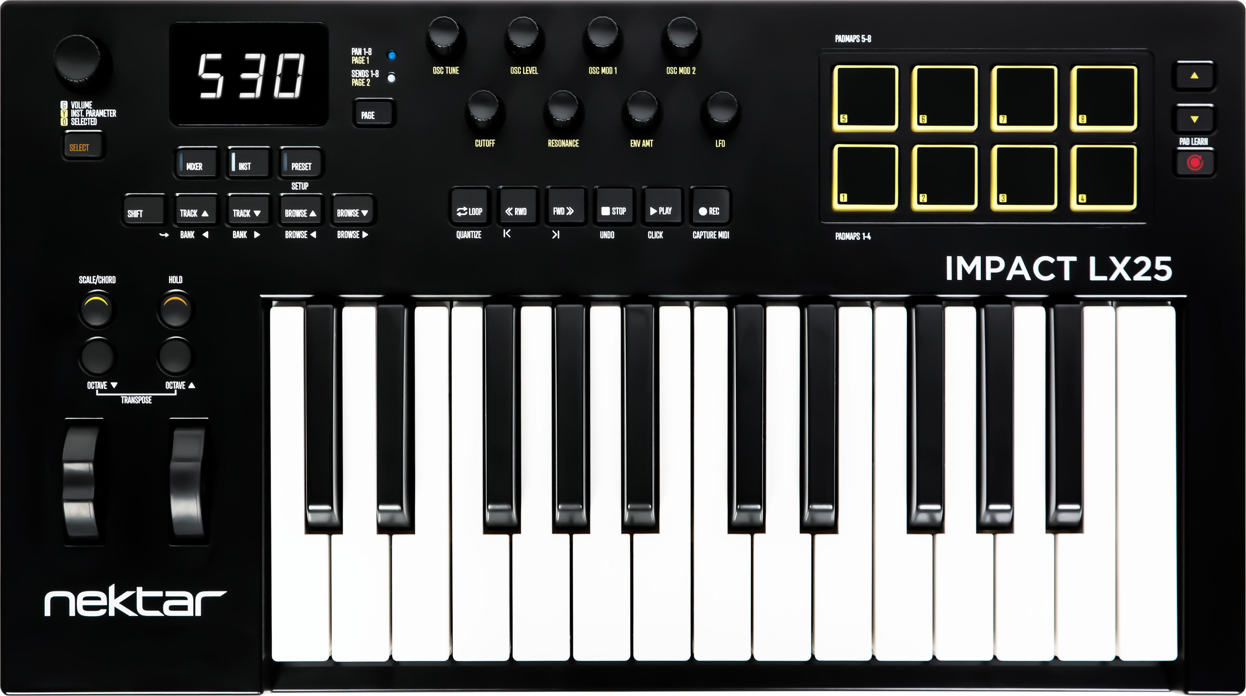 Nektar Impact LX25 MK3 MIDI Keyboard & Controller - LX25MK3_2.jpg