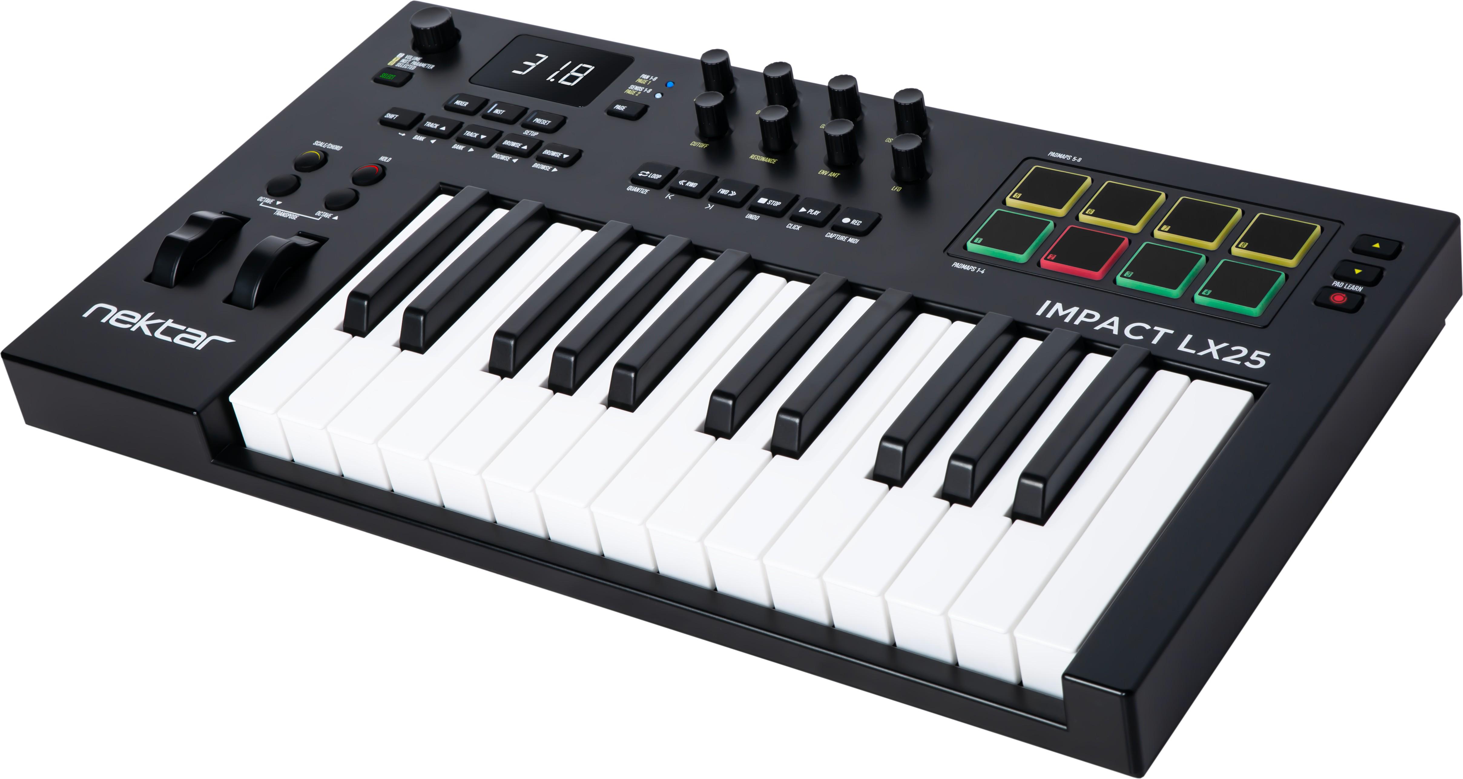Nektar Impact LX25 MK3 MIDI Keyboard & Controller - Andertons