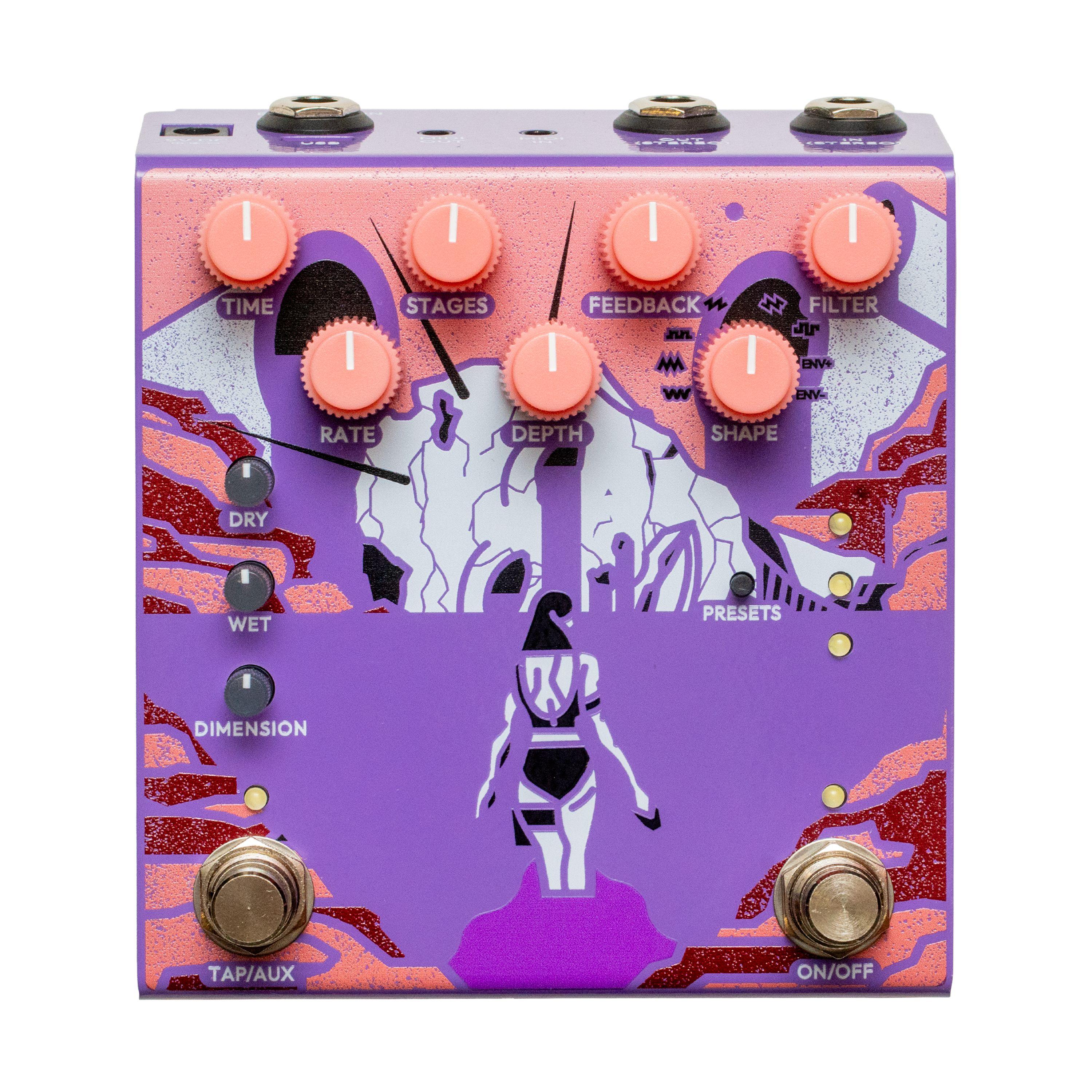 Old Blood Noise Endeavors Bathing liminal Delay Pedal in Orchid - obne-bathing_orchid-front_compressed.jpg