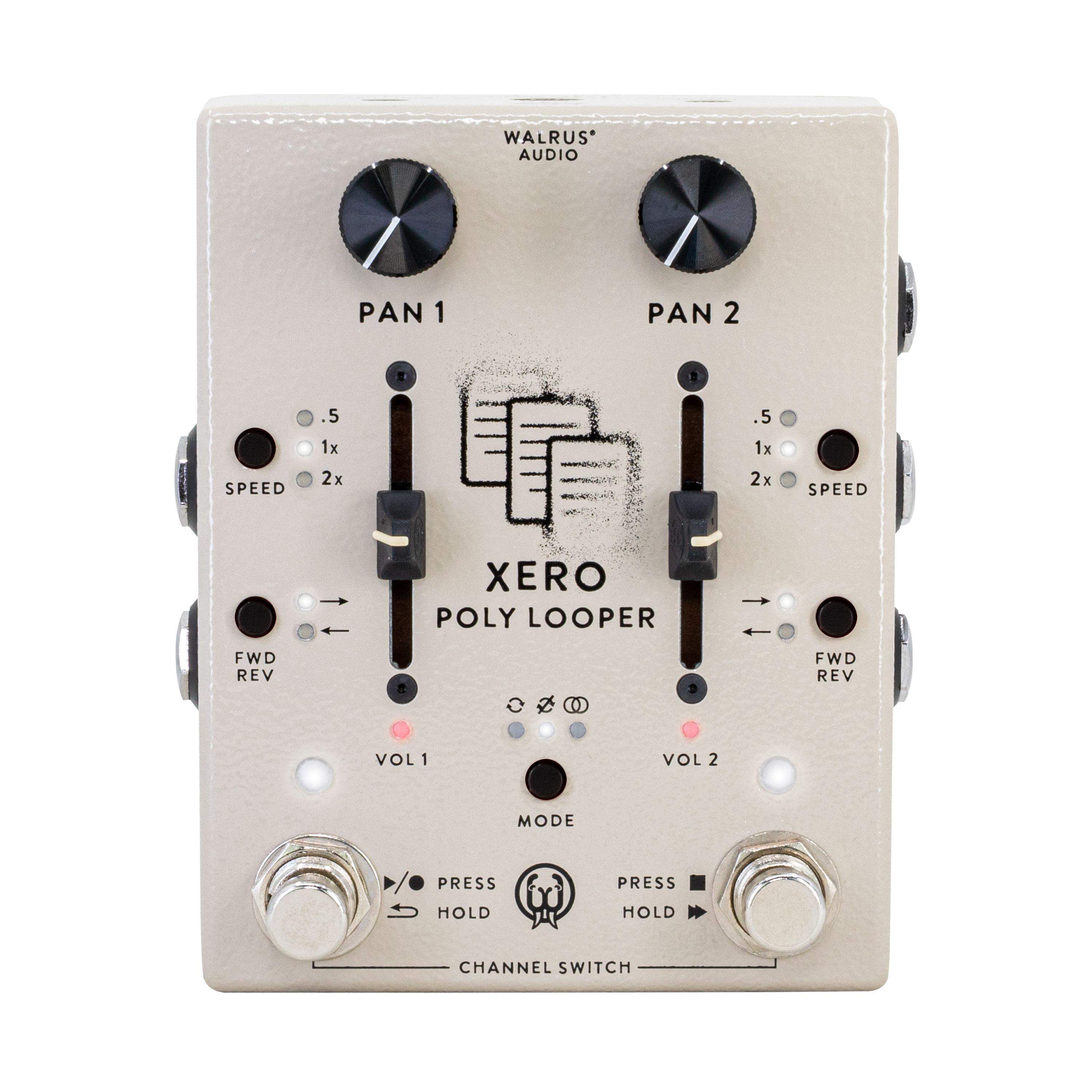 Walrus Audio Xero Polylooper Loop Pedal in Cream - Xero-front.jpg