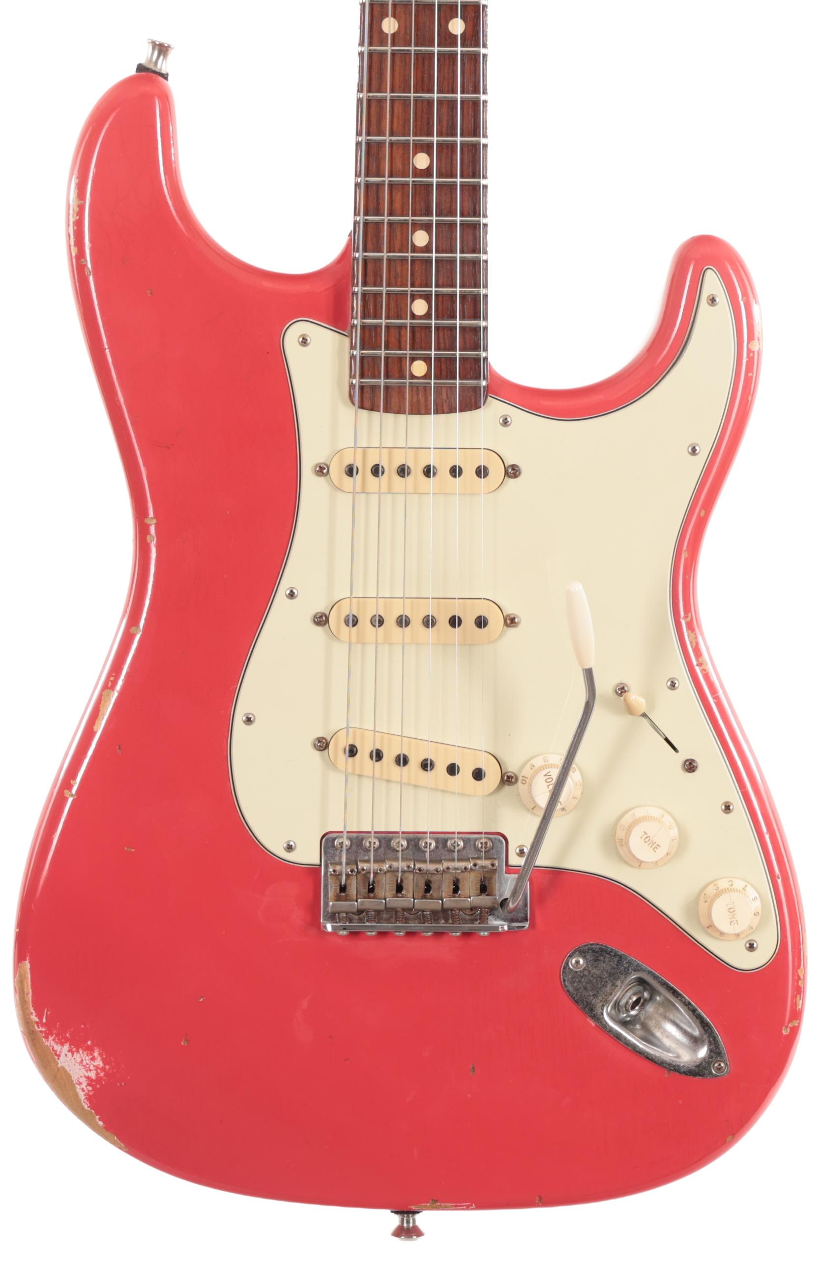 Second Hand Fender Custom Shop 1960 Strat Fiesta Red 2017 HW Celina Garcia Pickups 825 - SH-114-1825 (2).jpg