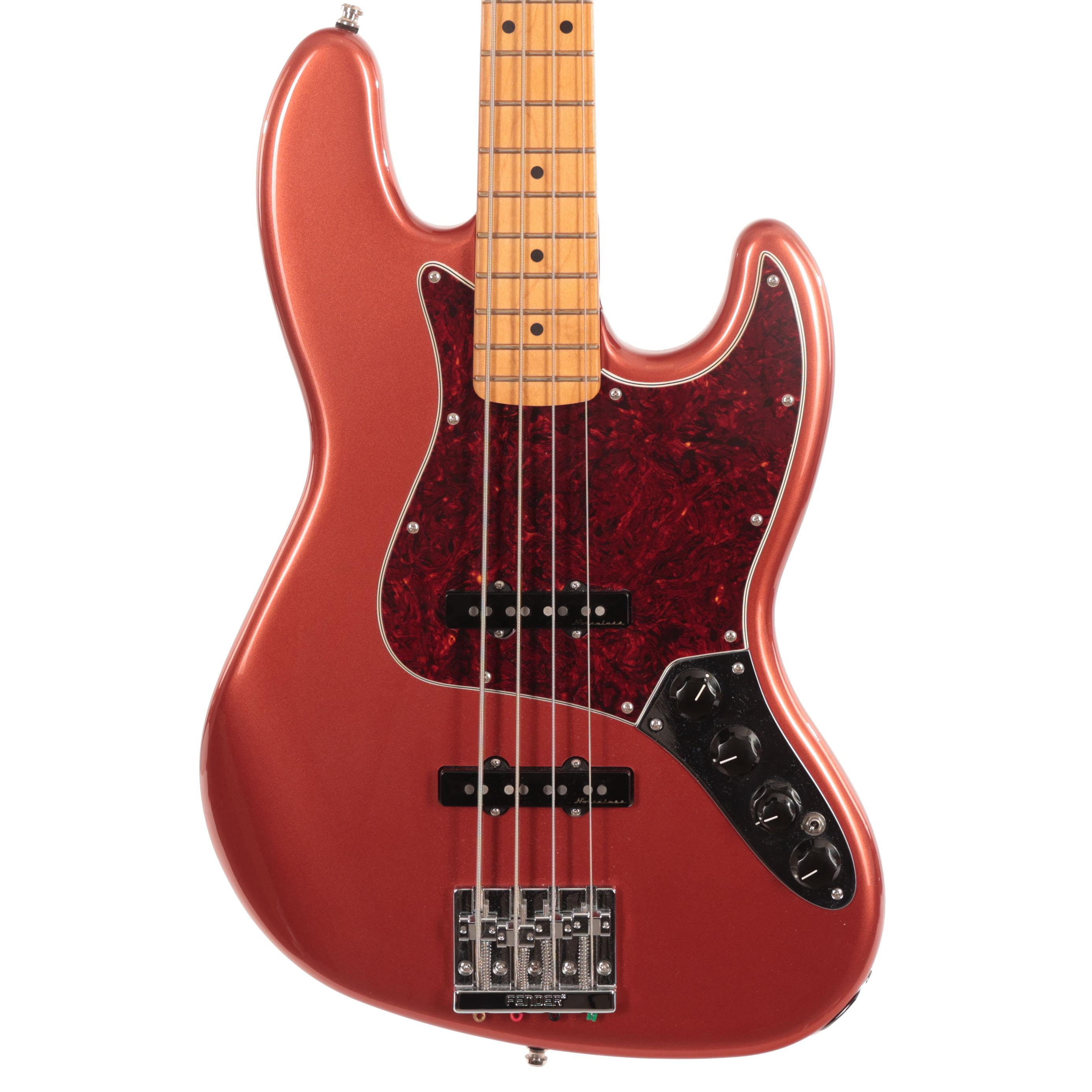 Second Hand Fender Player Plus Jazz Bass in Aged Candy Apple Red 876 - SH-141-4876 (2).jpg