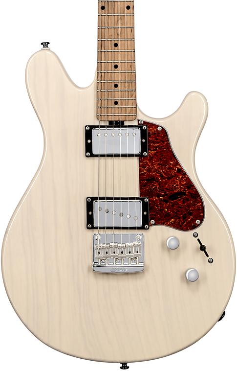 Sterling by Music Man Valentine Electric Guitar in Trans Buttermilk - VT60_TBM_Front_web cropped.jpg