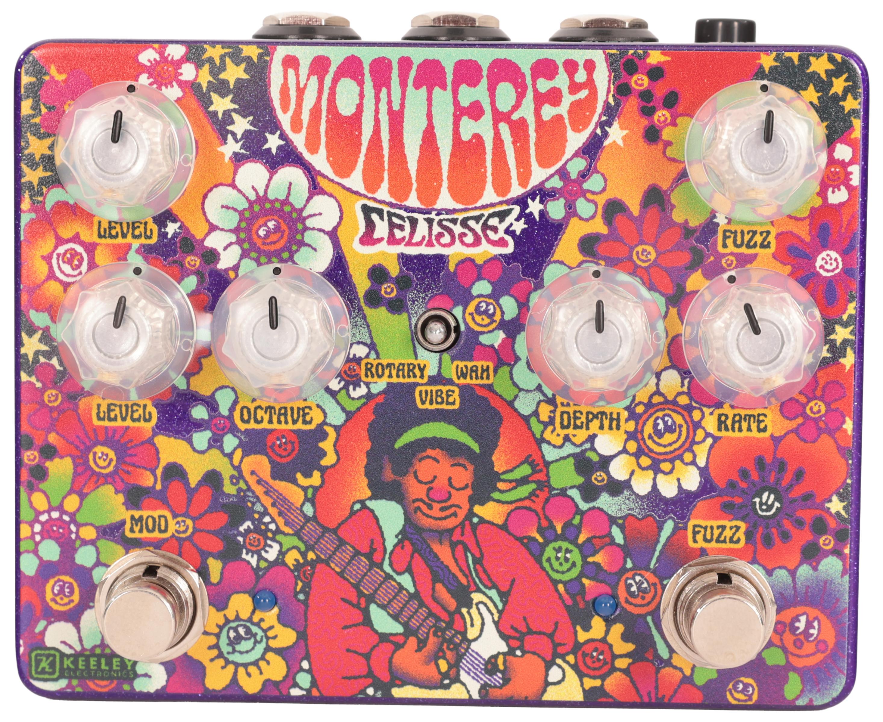 B Stock : Keeley Monterey Fuzz Vibe Rotary Wah Pedal Celisse Artist Ltd Edition 001 - B-KE-MONTEP-0001 (2).jpg