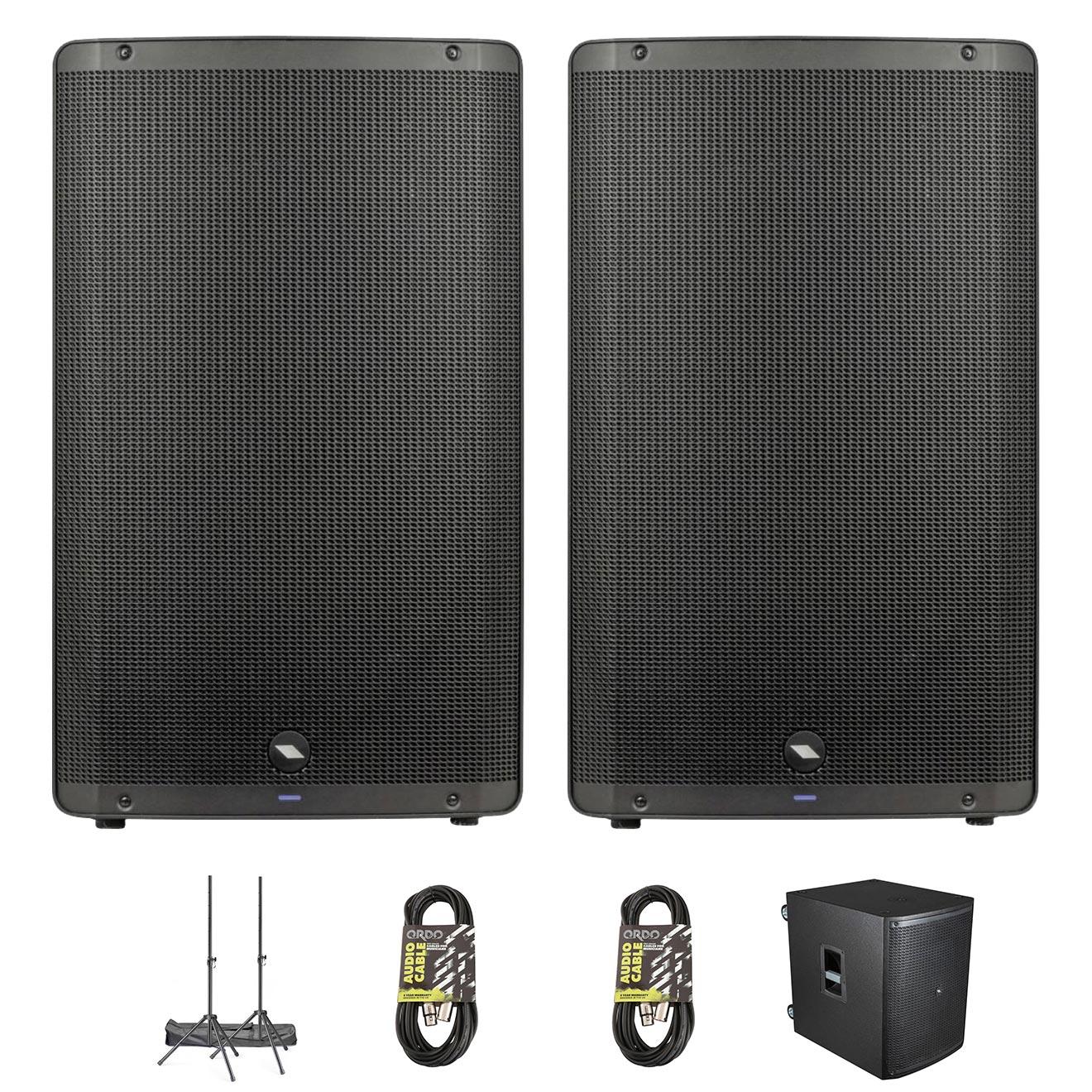 Proel DIVA 15A Active Speaker Bundle with Proel DIVA SUB18A, Stands and Cables - _BUN-DIVA15AWSUB18A.jpg