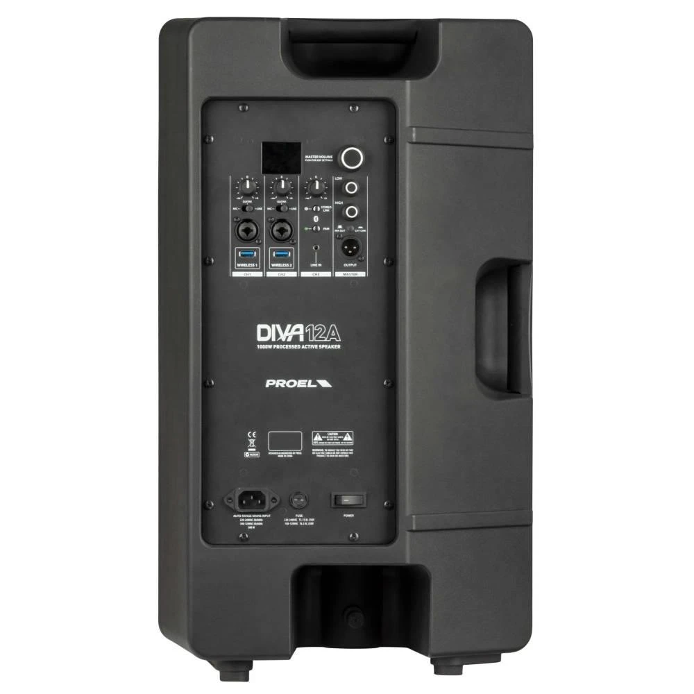 Proel DIVA 12A Active Speaker Bundle with Proel DIVA SUB18A, Stands and Cables - DIVA12A (4).jpg