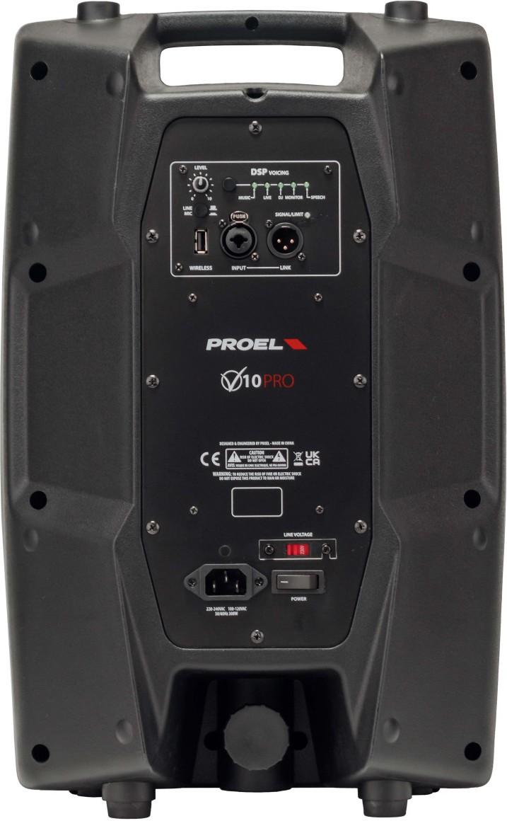 Proel V10PRO Active Speaker Bundle with Stands and Cables - V10PRO_6.jpg