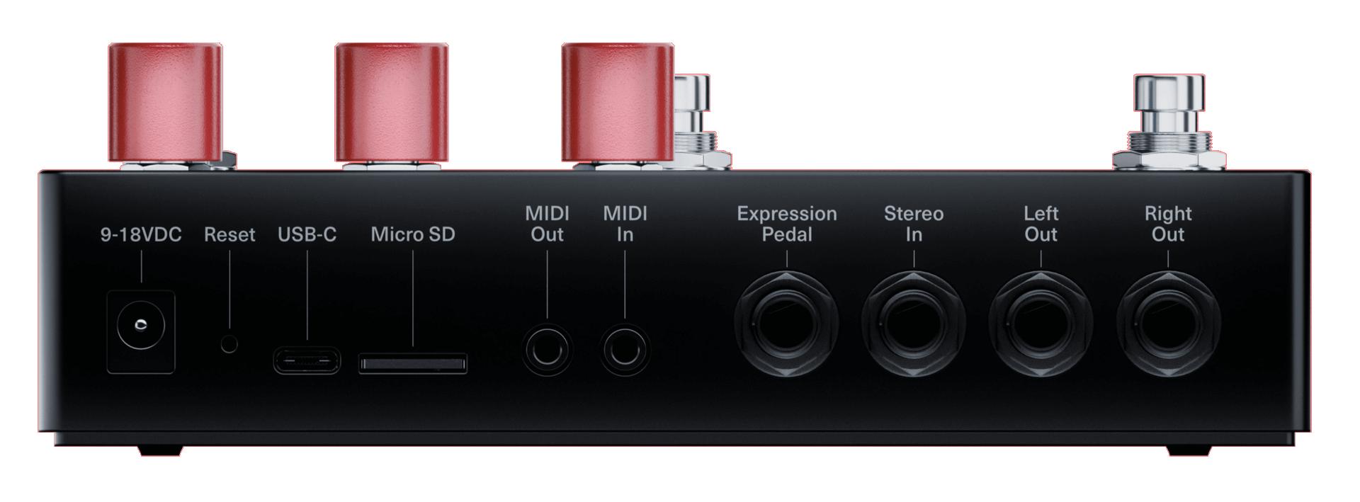 Polyend Mess Step-Sequencing Multi-FX Pedal - mess__ports.jpg