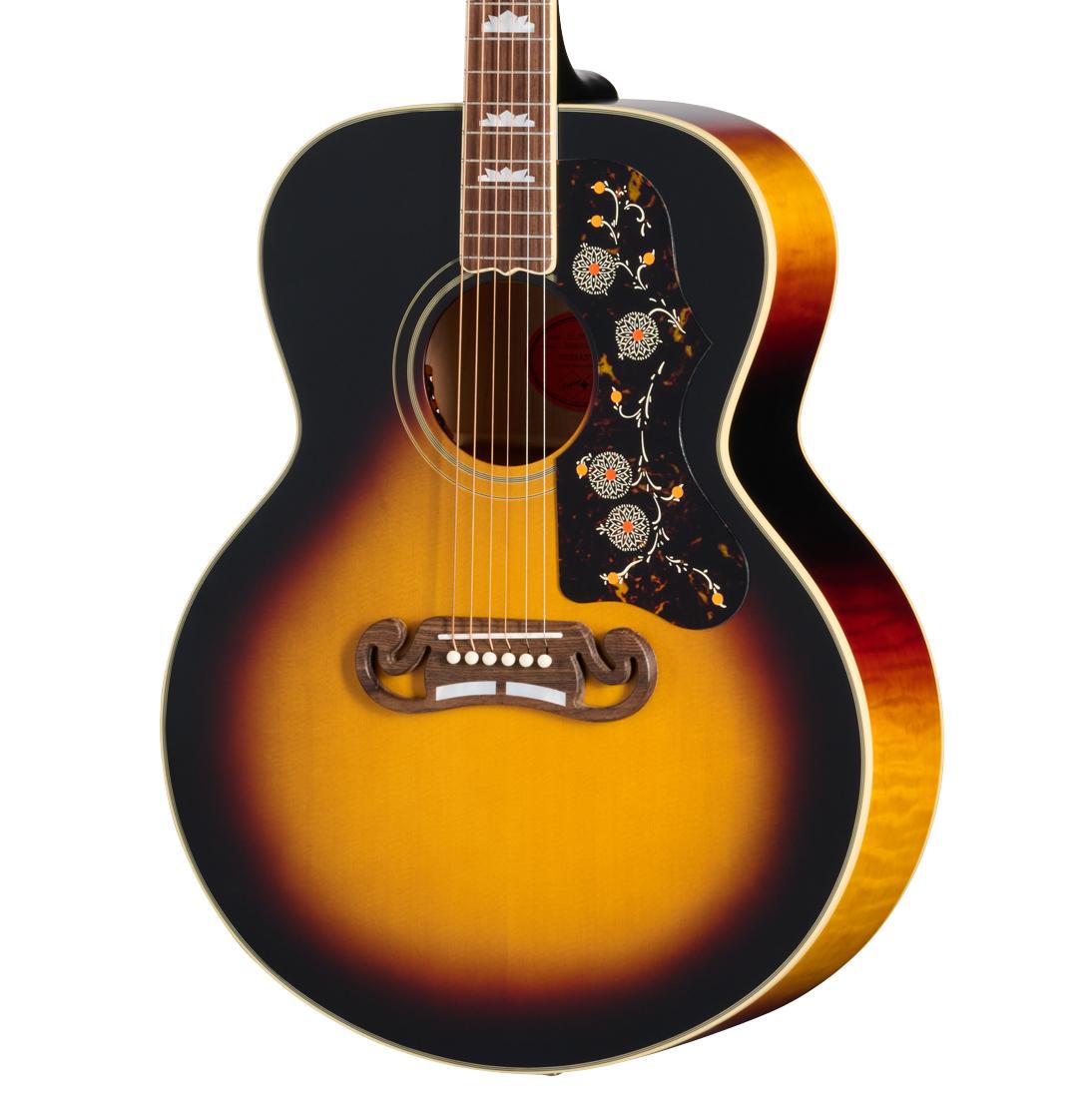 Epiphone Inspired By Gibson Custom 1957 SJ-200 Reissue In Vintage Sunburst - EIGCJ2057ANAGH1_2_Front CROPPED.jpg