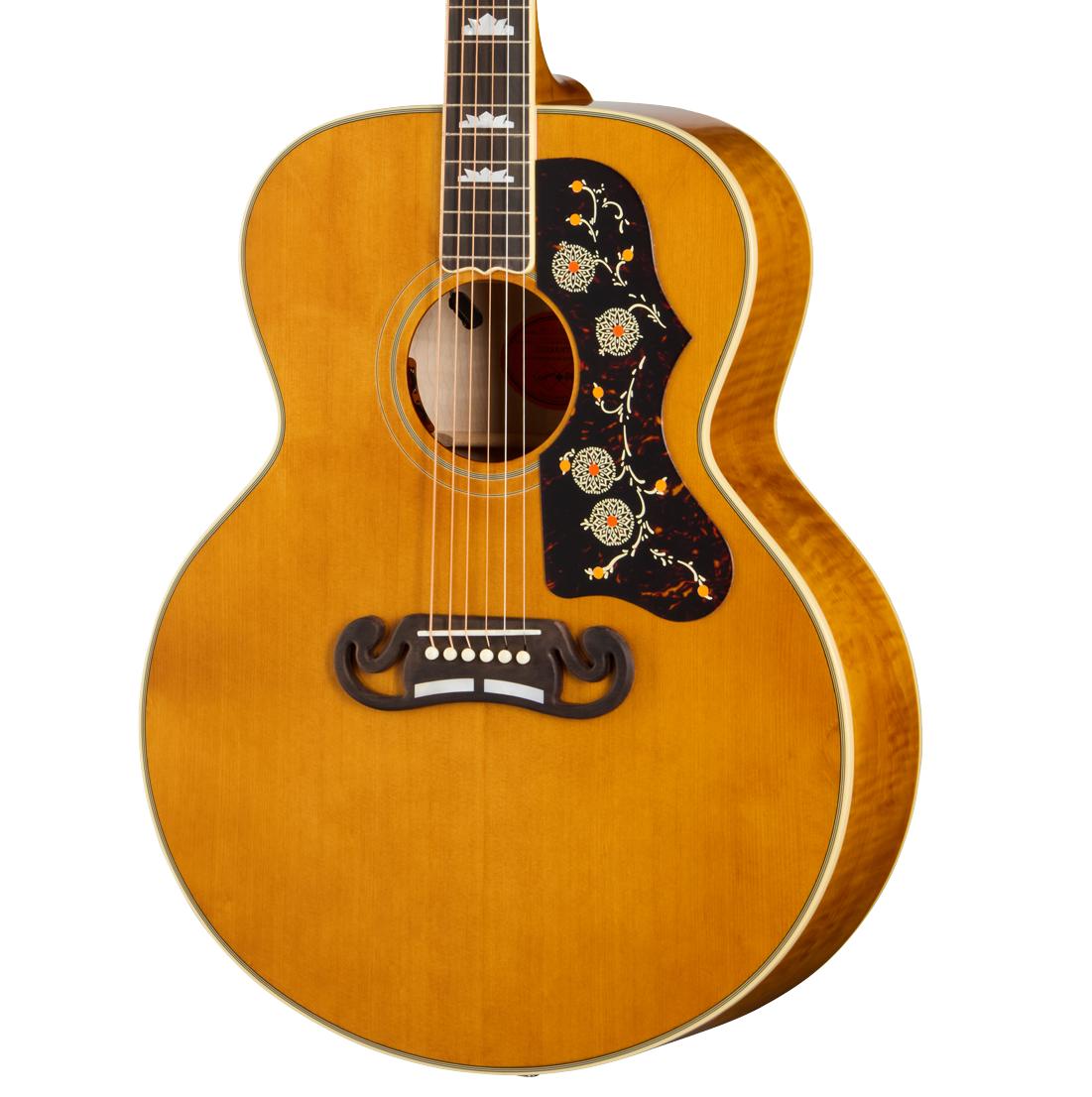 Epiphone Inspired By Gibson Custom 1957 SJ-200 Reissue In Antique Natural - EIGCJ2057AVSGH1_2_Front CROPPED.jpg