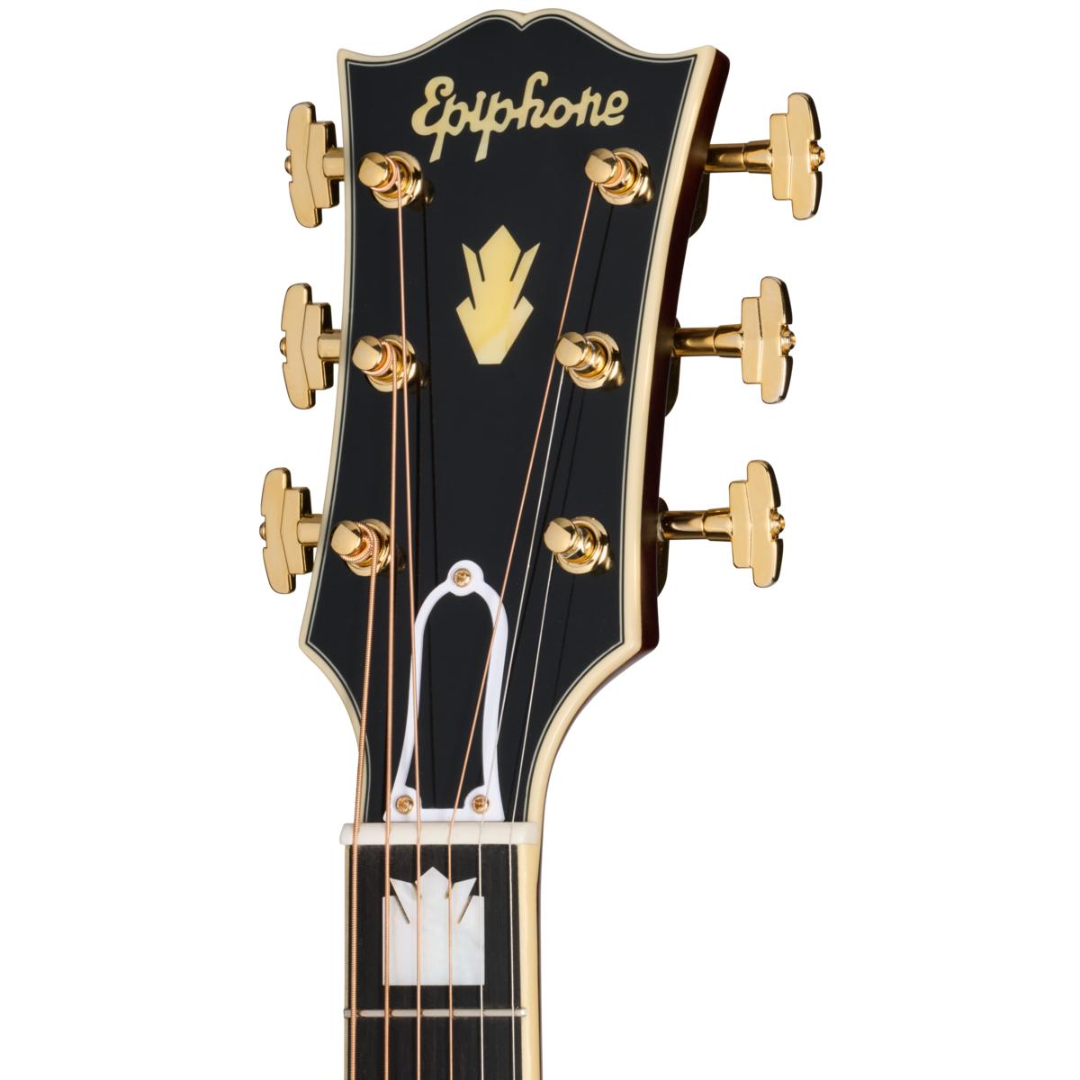 Epiphone Inspired By Gibson Custom Pre-War SJ-200 Rosewood Reissue In Vintage Sunburst - ECPW200VSGH1_3_Headstock-1200x1200-28e5ebb.jpg