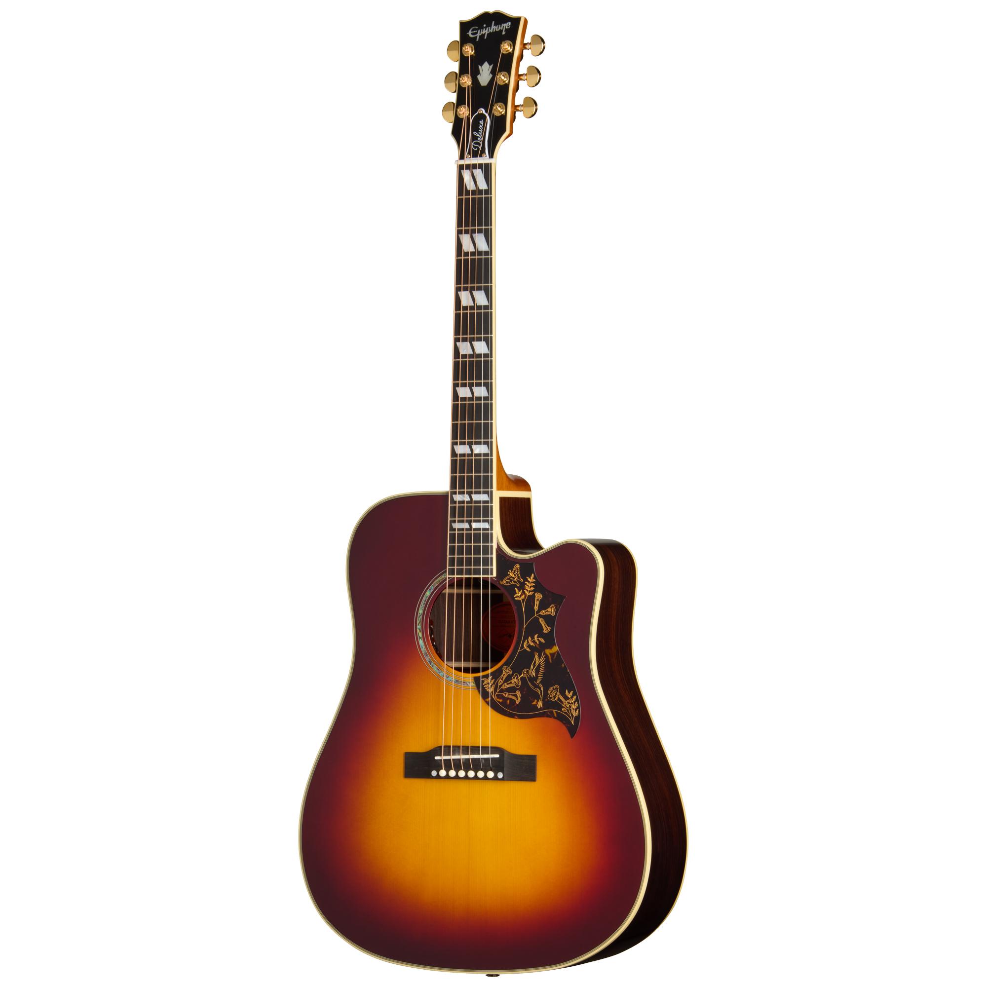 Epiphone 1960 Hummingbird Deluxe EC Electro Acoustic Guitar in