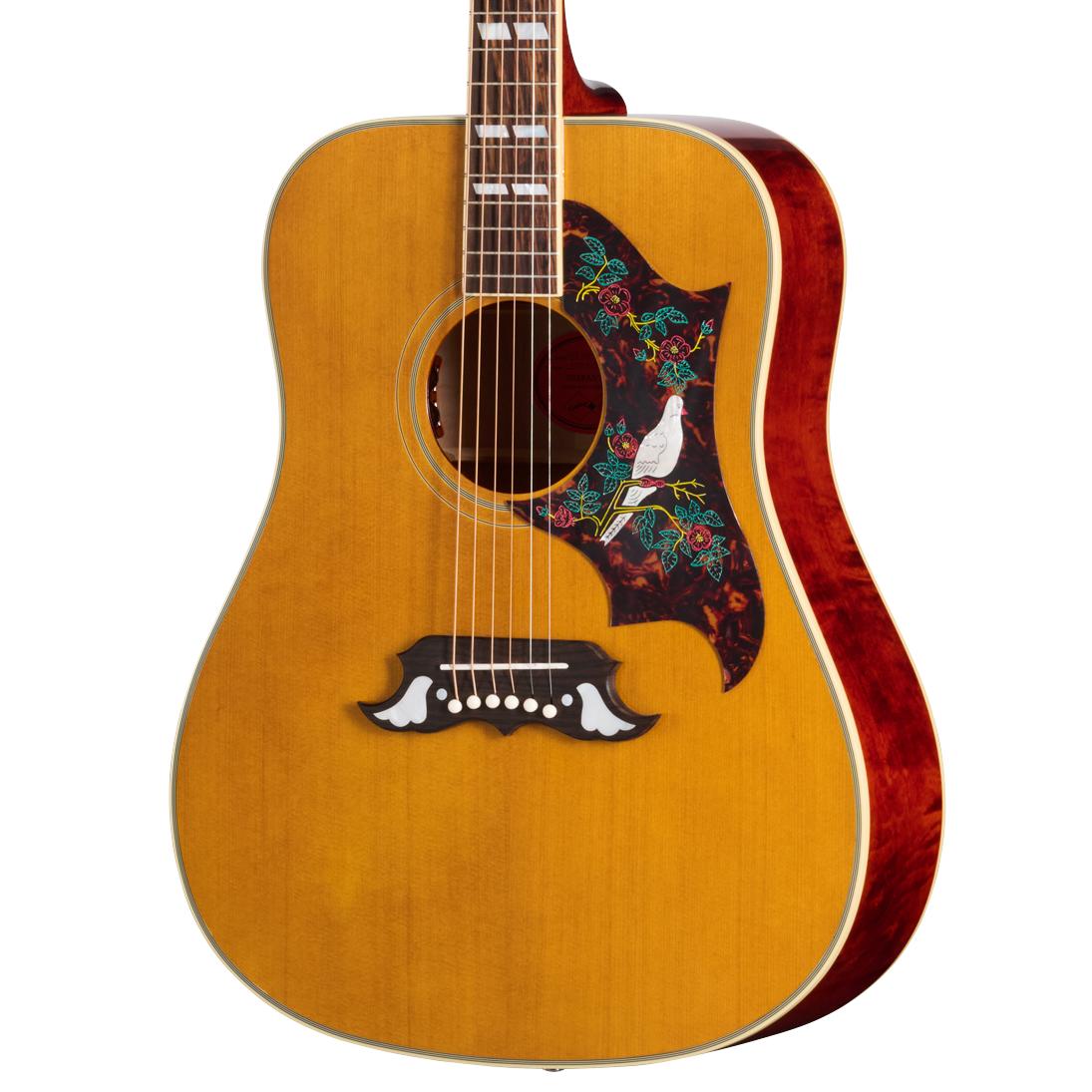 Epiphone Inspired By Gibson Custom 1963 Dove Reissue In Natural - ECDVR3NANH1_2_Front CROPPED.jpg