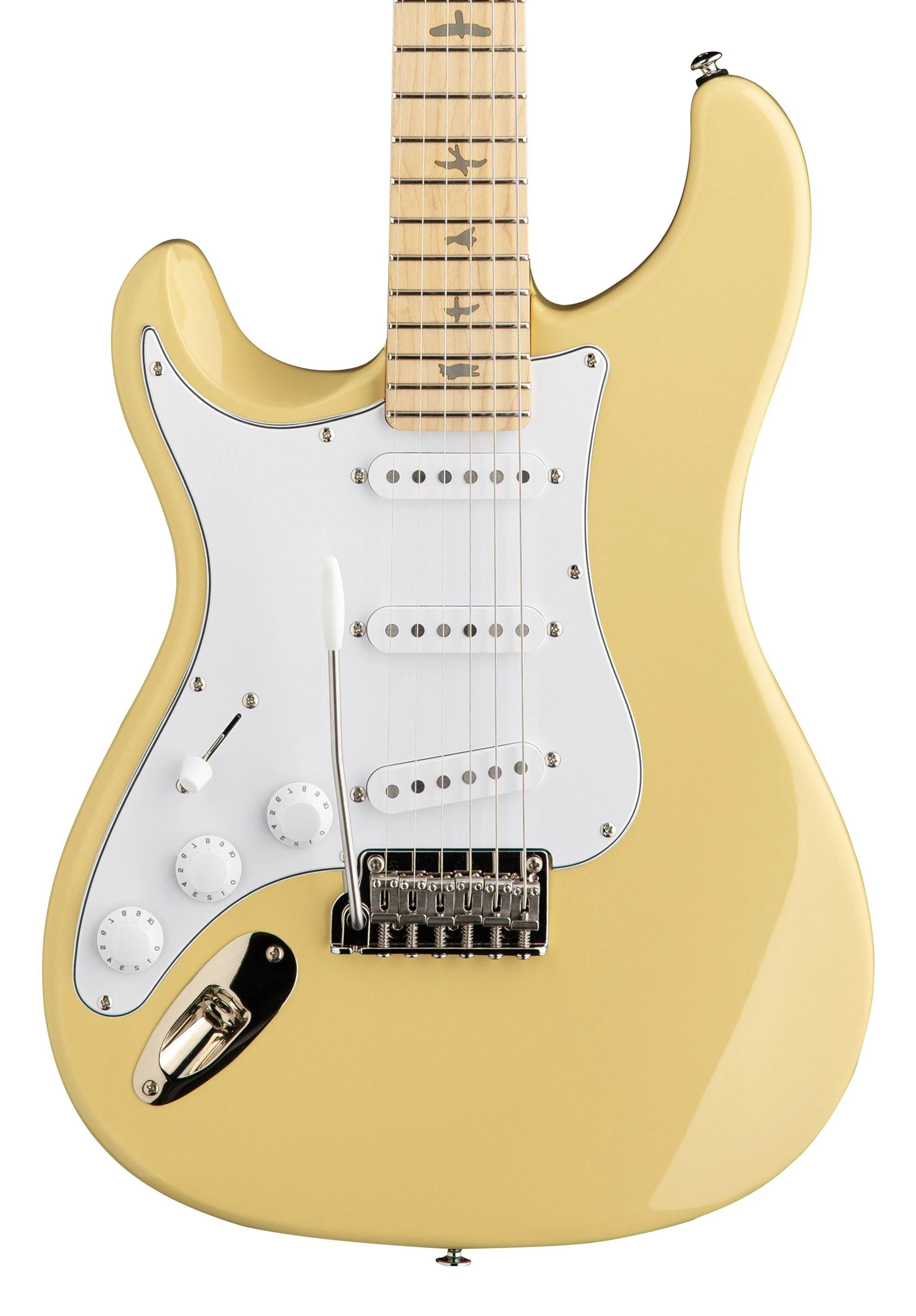 PRS John Mayer Left Handed SE Silver Sky in Moon White, Maple Neck - SE Silver Sky Lefty Maple Moon White-hero.jpg