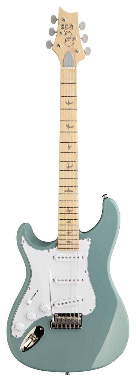 PRS John Mayer Left Handed SE Silver Sky in Stone Blue, Maple Neck - SE Silver Sky Maple Stone Blue left.jpg