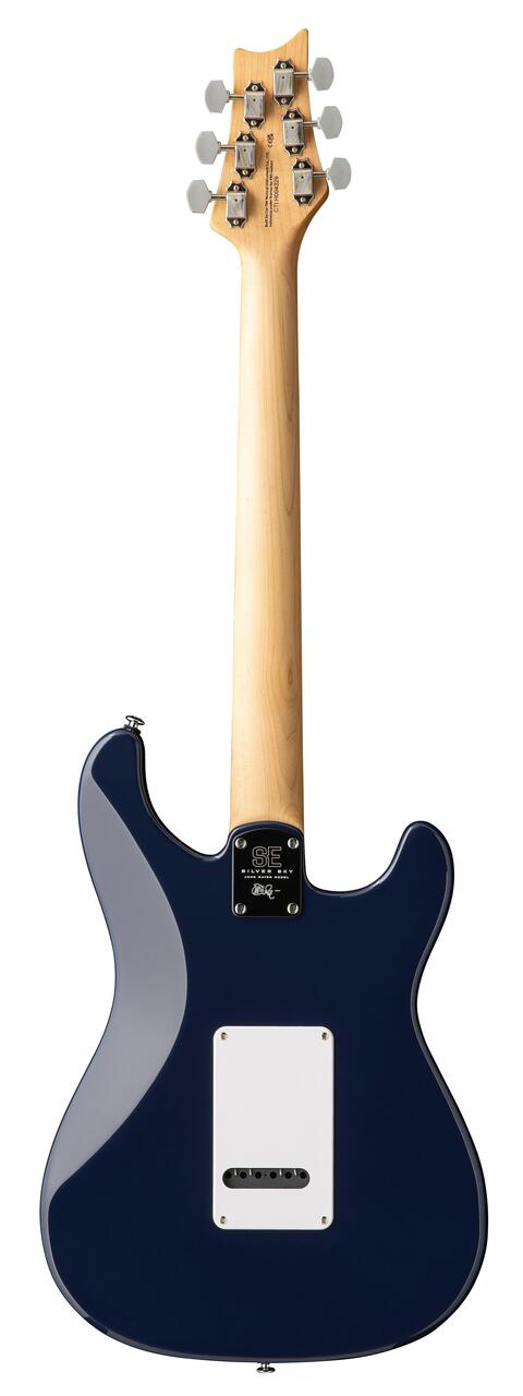PRS John Mayer Left Handed SE Silver Sky in Trad Blue, Rosewood Fretboard - SE Silver Sky Rosewood Lefty Trad Blue_back_compressed.jpg