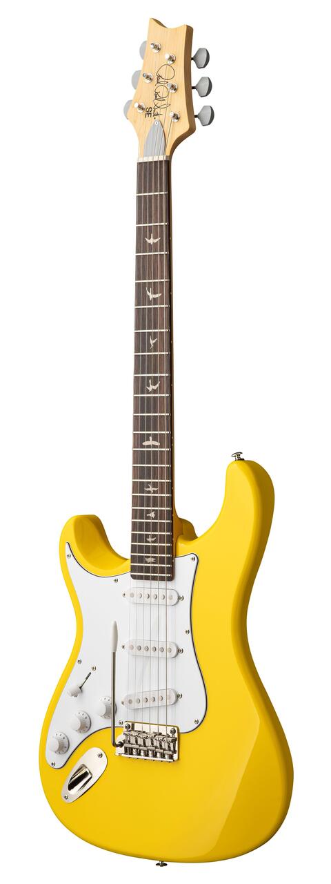 PRS John Mayer Left-Handed SE Silver Sky in Dandy Lion, Rosewood Fretboard - SE Silver Sky Lefty Rosewood Dandy Lion_3quarters_compressed.jpg