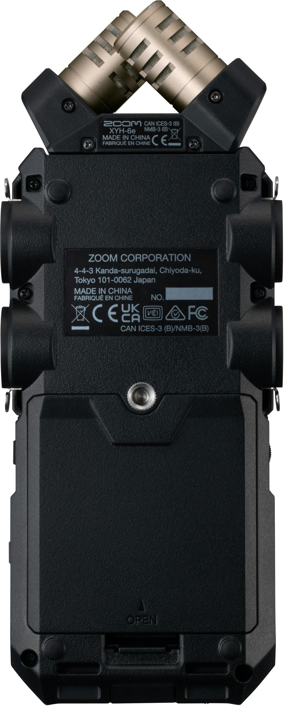 Zoom H6e Portable Recorder - H6E-Zoom_H6e_Rear.jpg