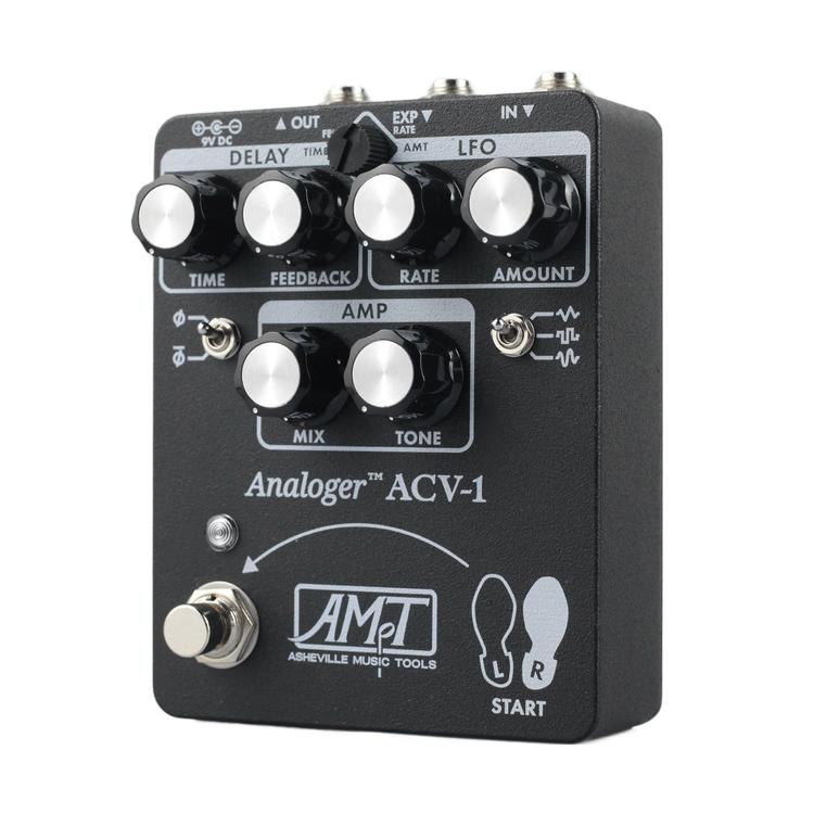 Asheville Music Tools ACV-1 Analog Chorus / Vibrato Pedal in Textured Black - AMT_ACV1_BLK_STOCK_2+copy.jpg