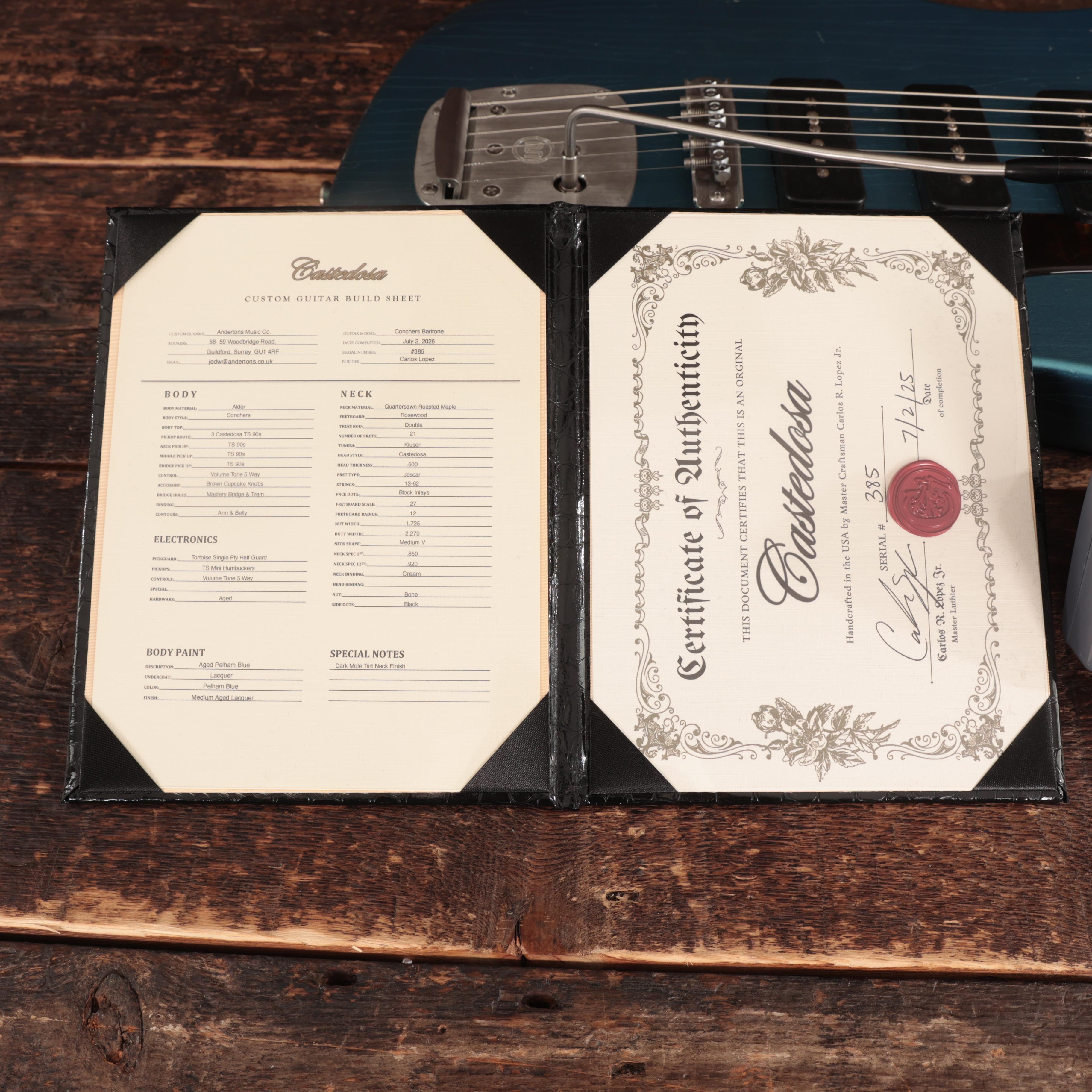 Castedosa Conchers Baritone Guitar in Aged Pelham Blue  - 385 (8).JPG