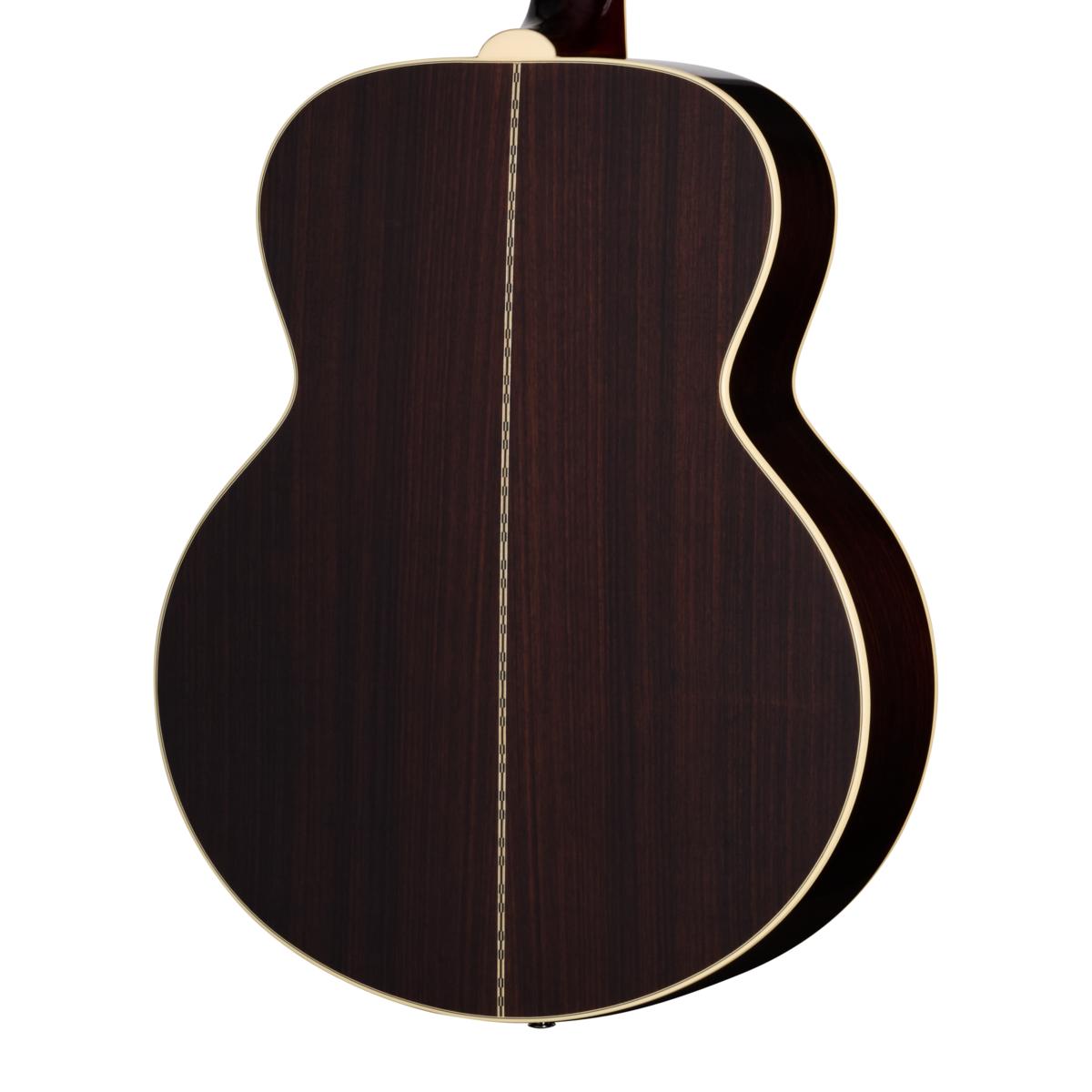 Epiphone Inspired By Gibson Custom Pre-War SJ-200 Rosewood Reissue In Vintage Sunburst, Left Handed - ECPW200VSGH1L_4_BackBody-1200x1200-28e5ebb.jpg