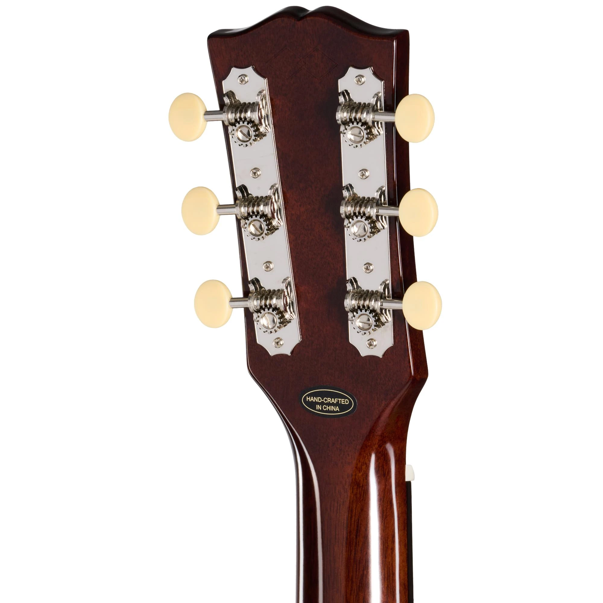 Epiphone Inspired By Gibson Custom 1942 Banner J-45 Reissue Vintage Sunburst, Left Handed - ECJ45RVSNNH1L_6_BackHeadstock.jpg