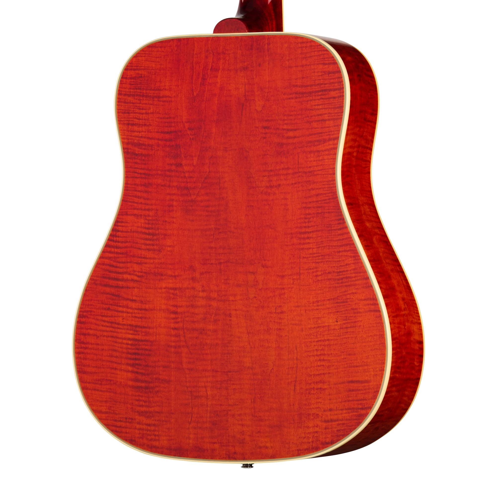 Epiphone Inspired By Gibson Custom 1963 Dove Reissue In Natural, Left Handed - ECDVR3NANH1L_4_BackBody.jpg