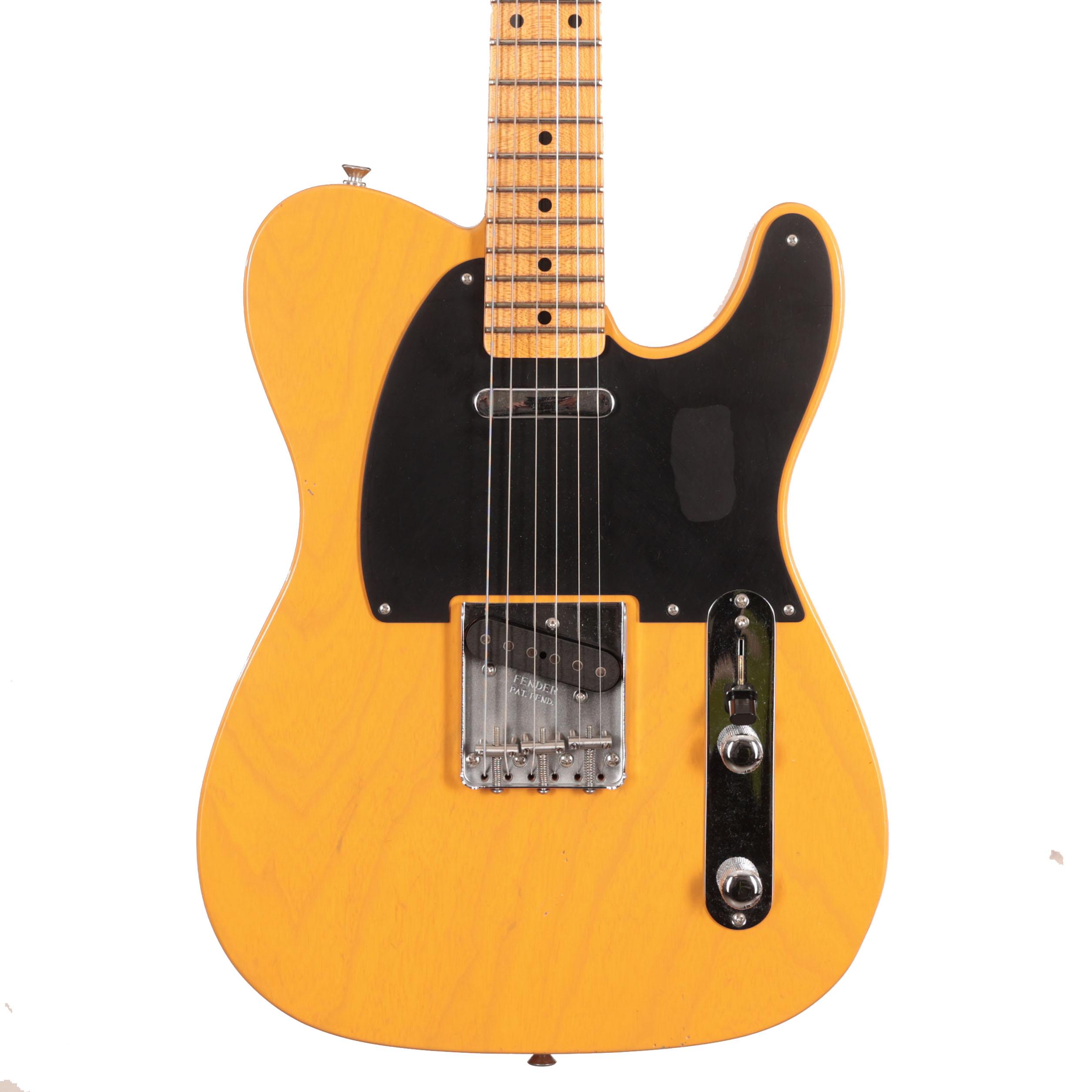 Fender Custom Shop '55 Telecaster JourneyMan Relic in Butterscotch Blonde, Maple Neck - CZ586946 (2).jpg