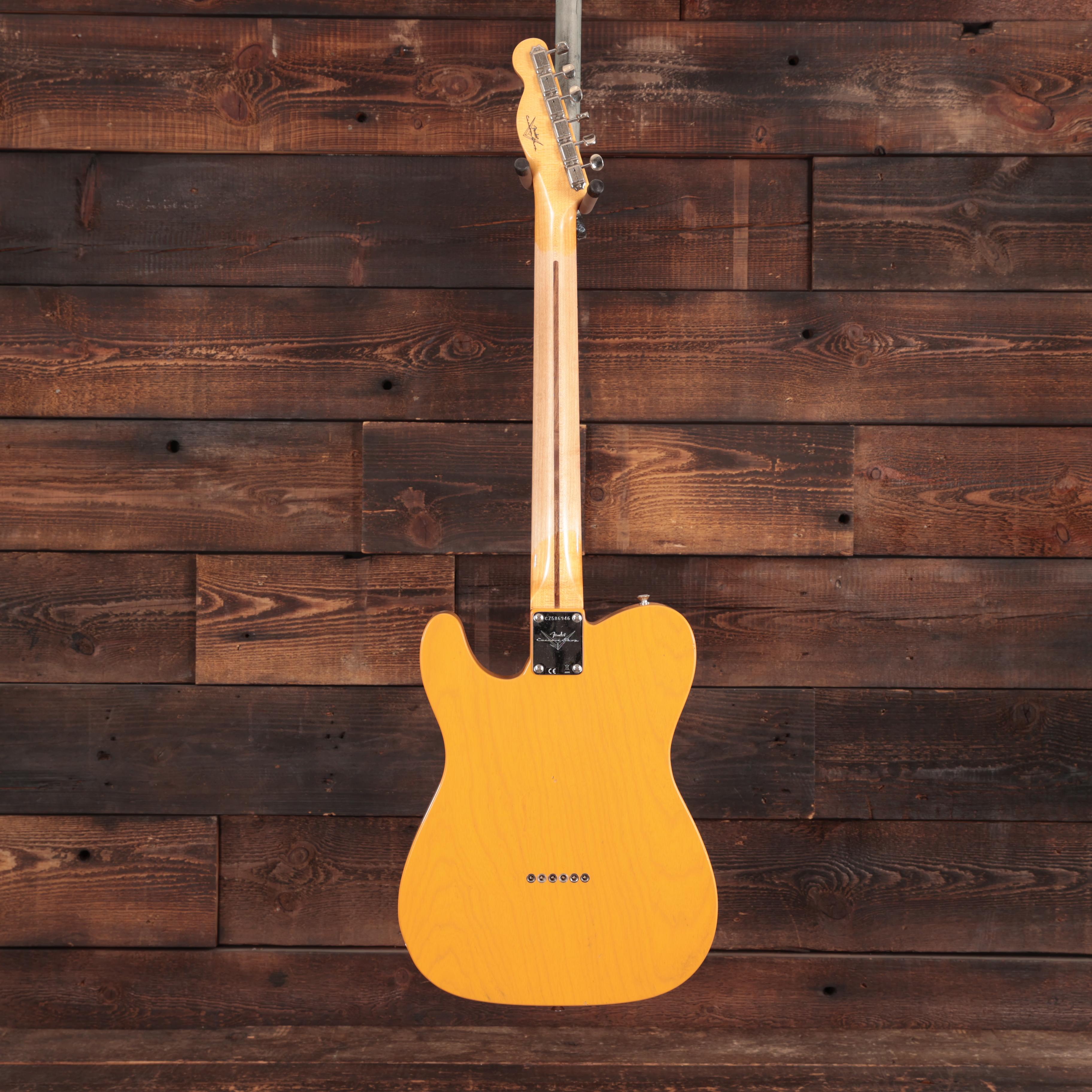 Fender Custom Shop '55 Telecaster JourneyMan Relic in Butterscotch Blonde, Maple Neck - CZ586946 (5).jpg
