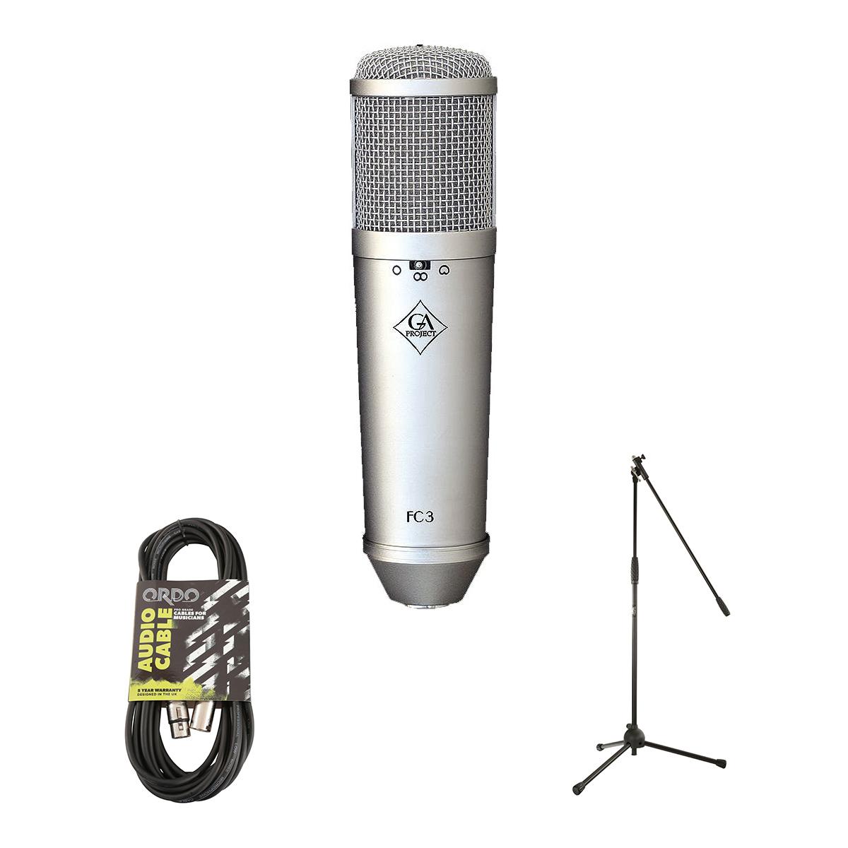 Golden Age Project FC3 Condenser Microphone Bundle With XLR Cable and Stand - _BUN-GAFC3-STAND_20.jpg