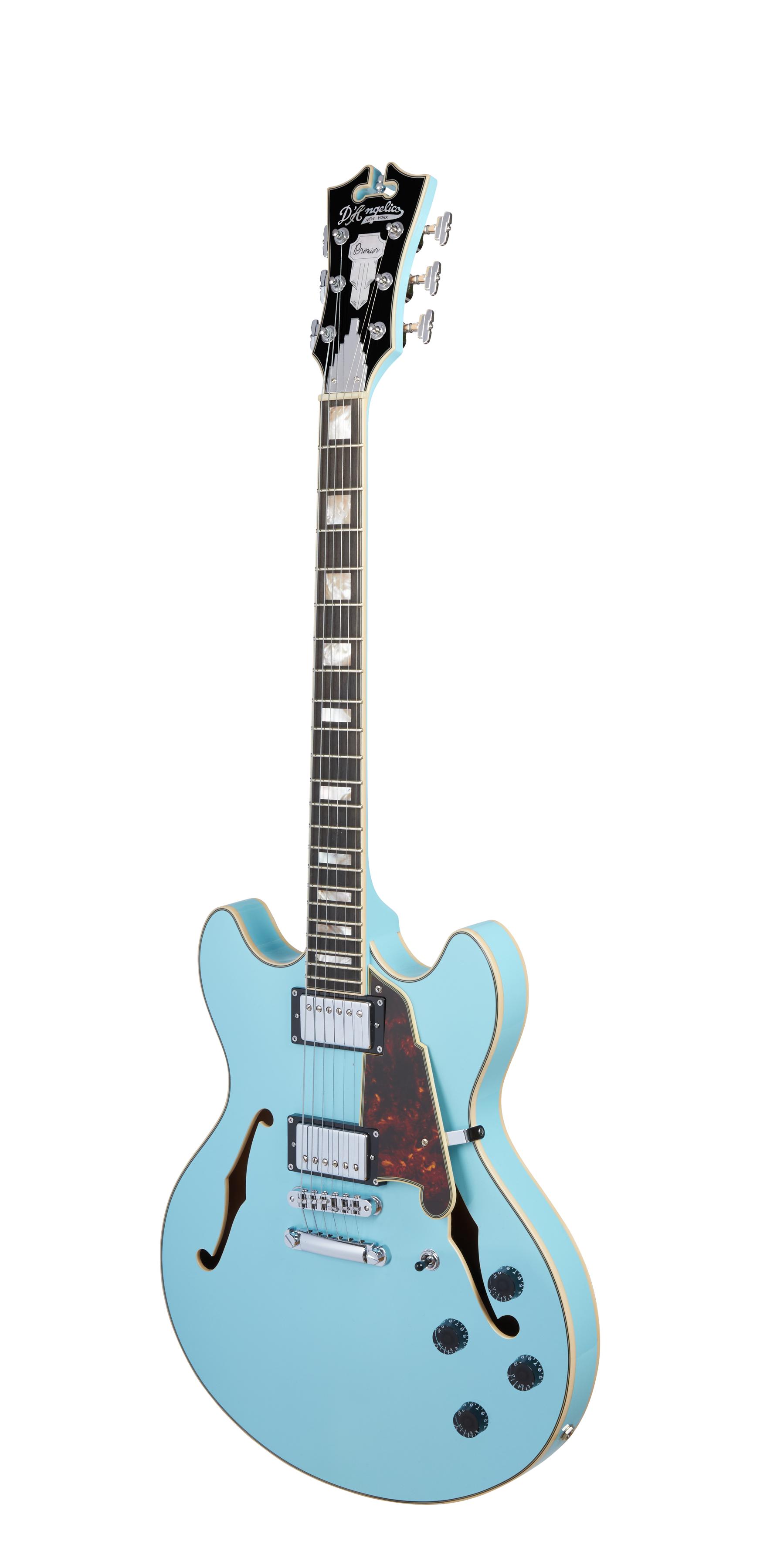 D'Angelico Premier DC Semi-Hollow Electric Guitar in Sky Blue - DAPDCSKBCS-FA.jpg