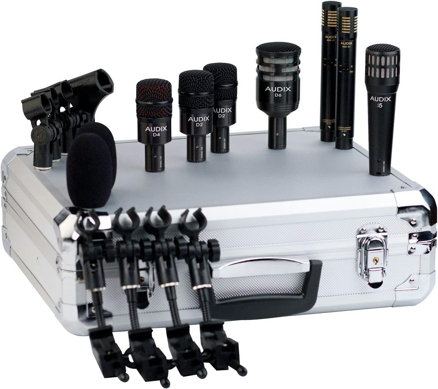 Audix DP7 Series Drum Mic Pack - 1 x i-5, 2 x D2, 1 x D4, 1 x - 535417-1662109991033.jpg