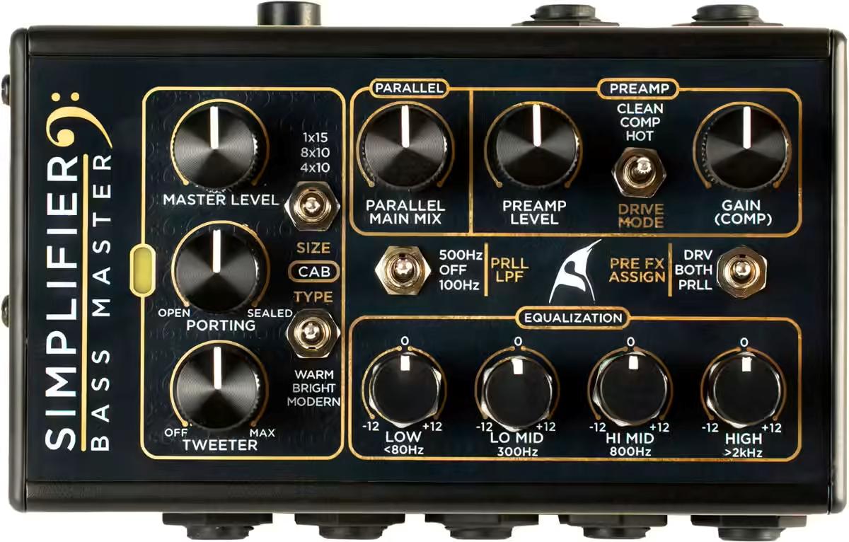 DSM and Humboldt Simplifier Bass Master Amp & Cab Simulator Pedal - DSM-SIMBM.jpg