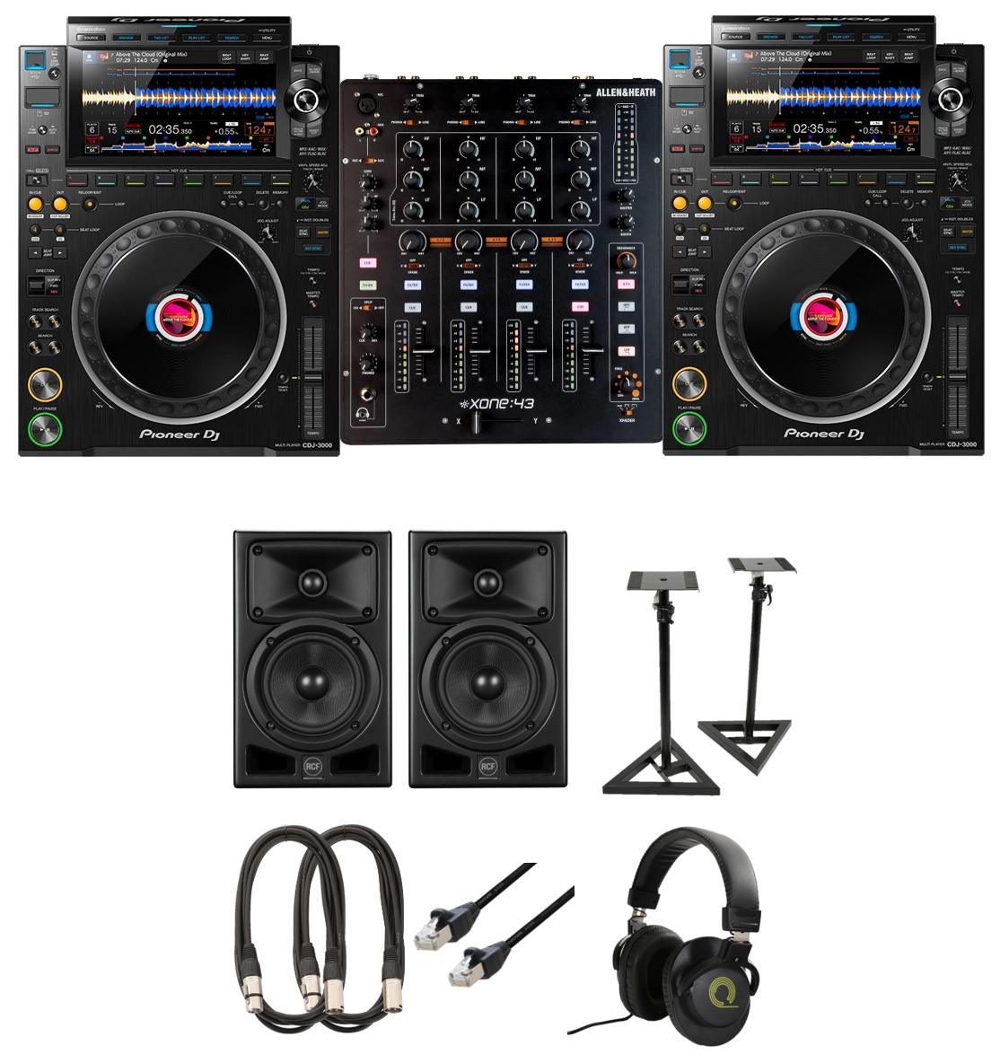 Pioneer CDJ-3000 DJ Deck & Allen & Heath XONE43 Speaker Bundle - _BUN-XONE43-3.jpg