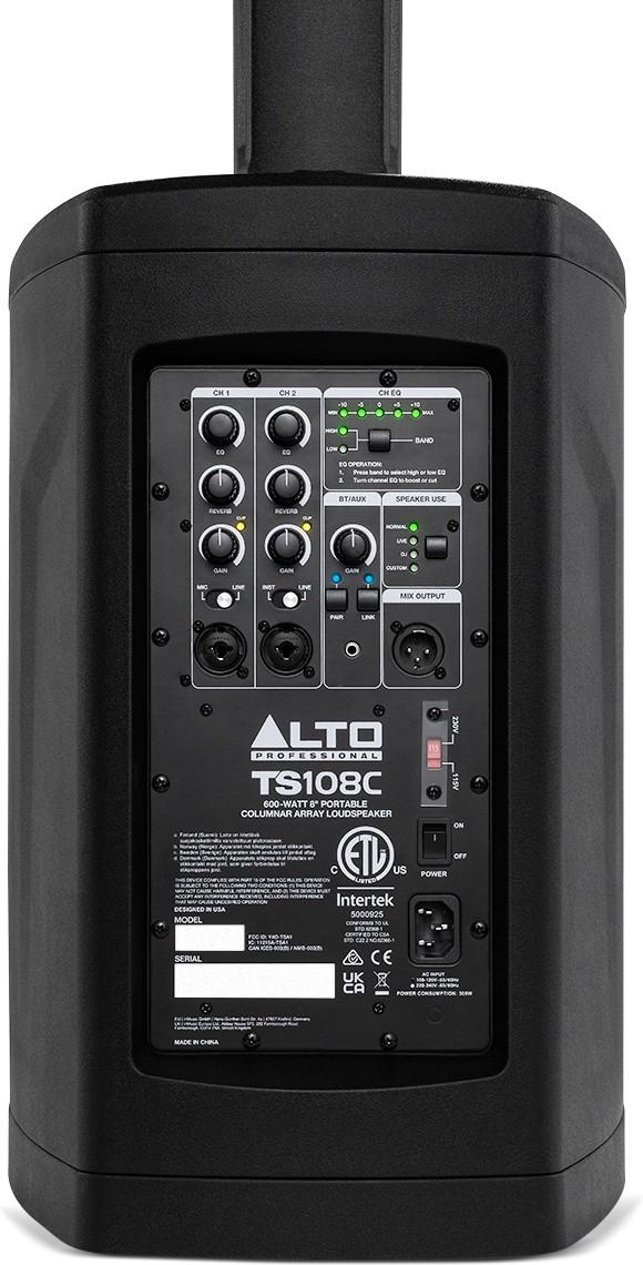 ALTO TS108C 600-Watt Portable Powered Column Array PA System - TS108C_4.jpg