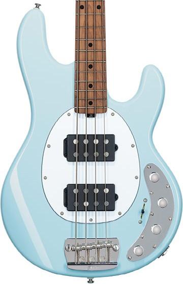 Sterling by Music Man StingRay HH Ray34 Bass Guitar in Daphne Blue - ST-RAY34HH-DBL-M2 cropped.jpg