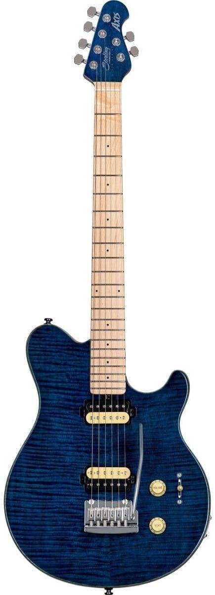 Sterling by Music Man Sub Series Axis Electric Guitar in Neptune Blue  - ST-AX3FM-NBL-M1 1.jpg