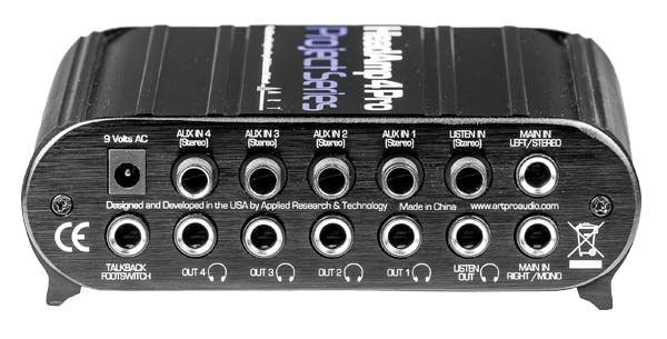 ART HeadAMP 4 Pro - Five Channel Headphone Amplifier with Talkback - 146934-tmpC43.jpg