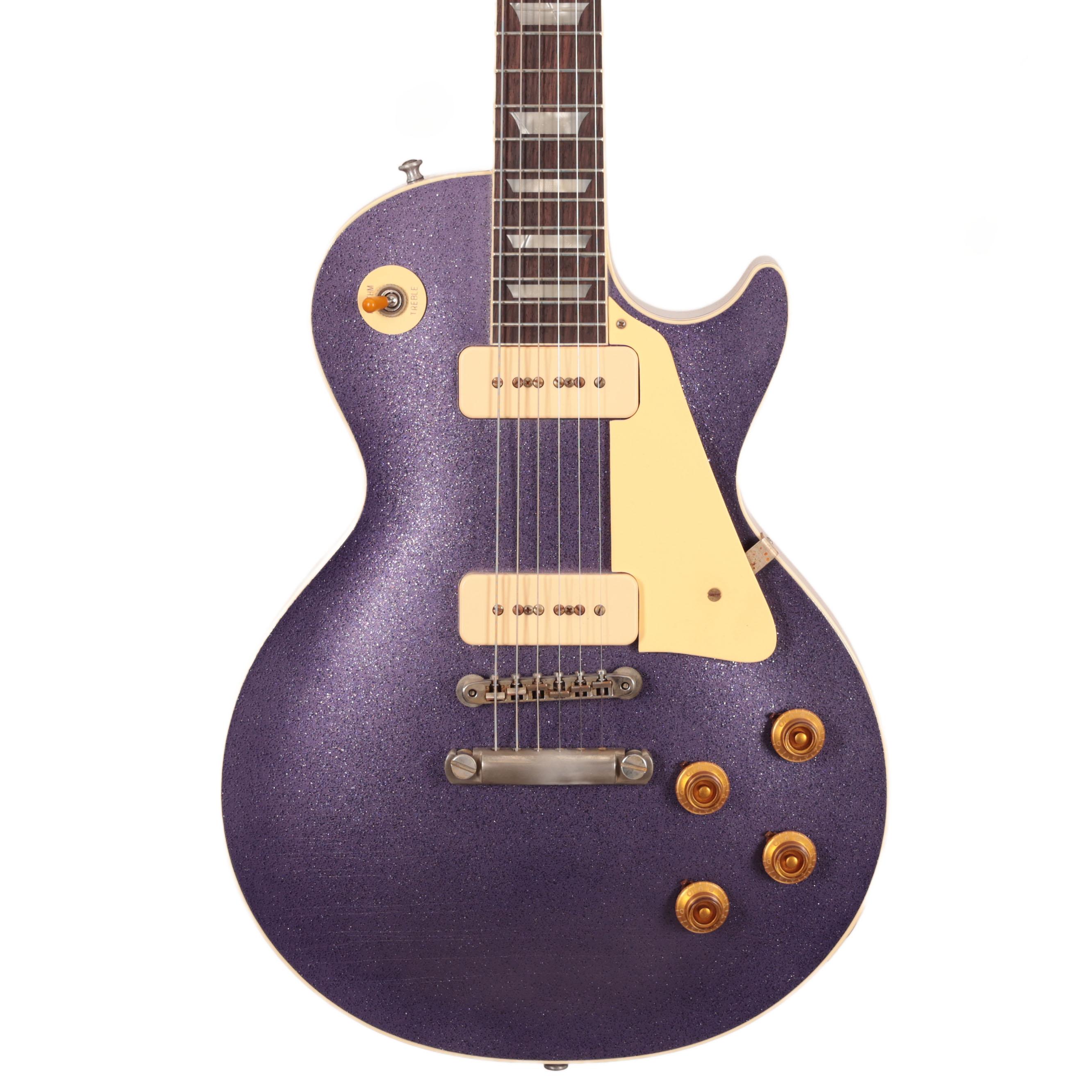 Gibson Custom Shop '56 Les Paul Standard in Purple Sparkle Top - 65213 (2).jpg