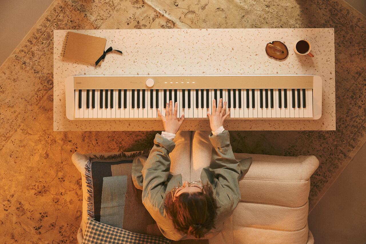 Casio Privia PX-S1100 Ultra Slim & Compact Stage Piano in Mellow Beige - PX-S1100MBC5_7.jpg